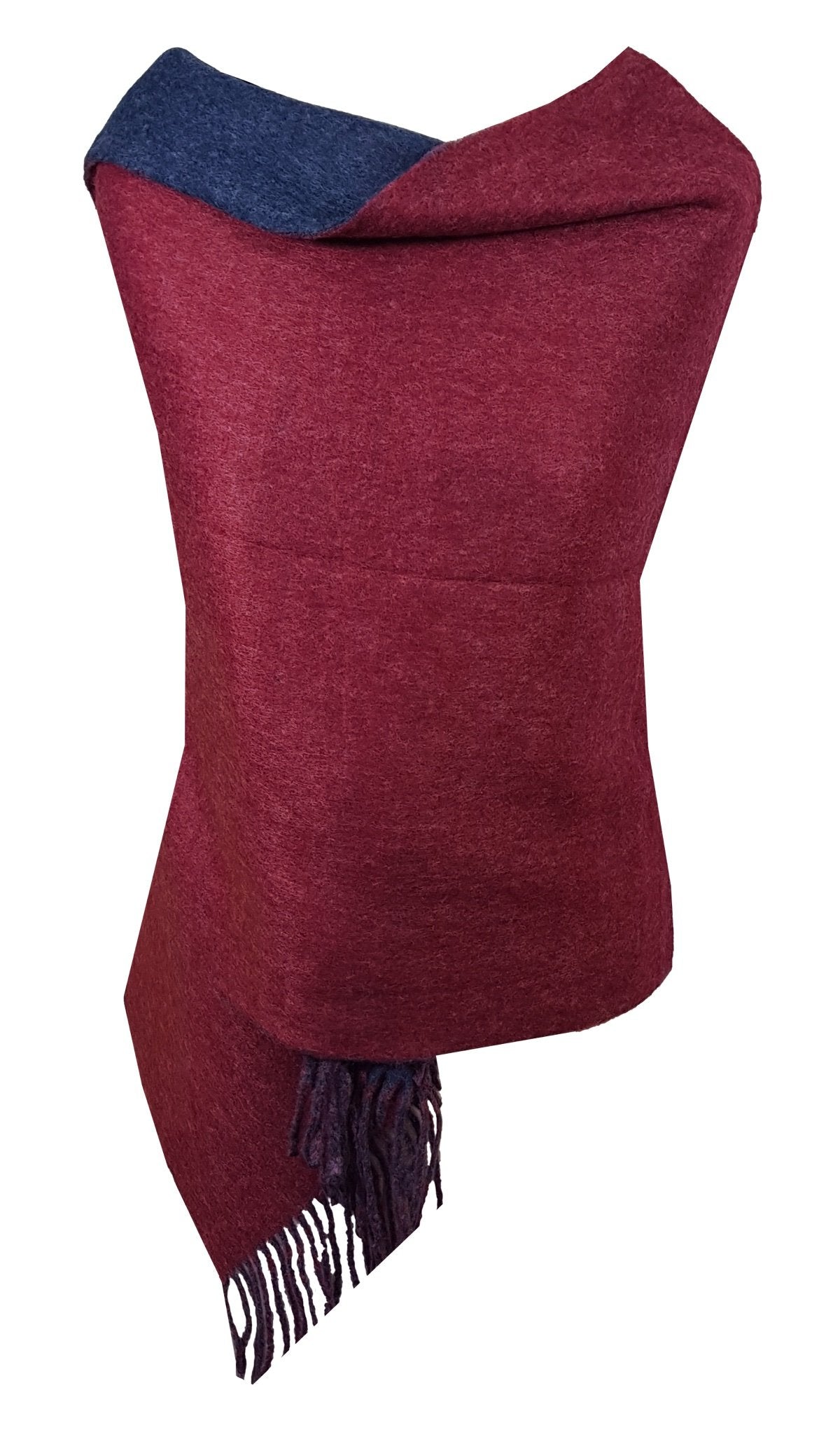 World of Shawls Reversible Winter Scarf Wrap Blanket Shawl Warm Soft Cozy