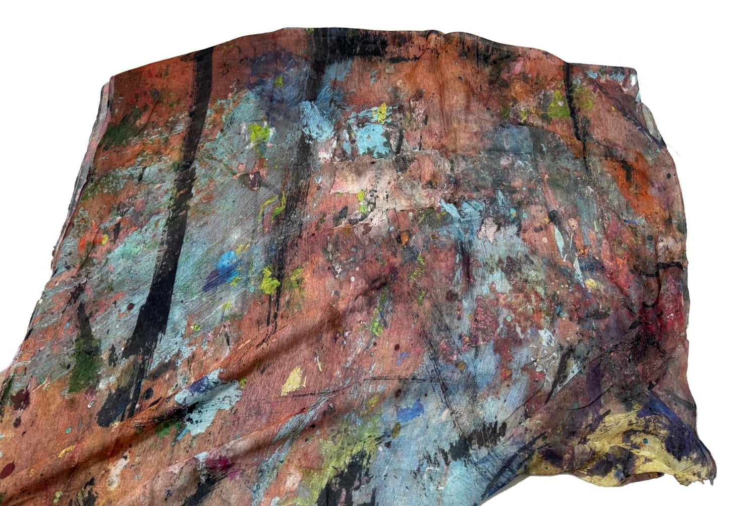 World of Shawls Women’s Artistic Watercolor Scarf – Soft Lightweight Wrap Shawl – Fashion Accessory for All Seasons