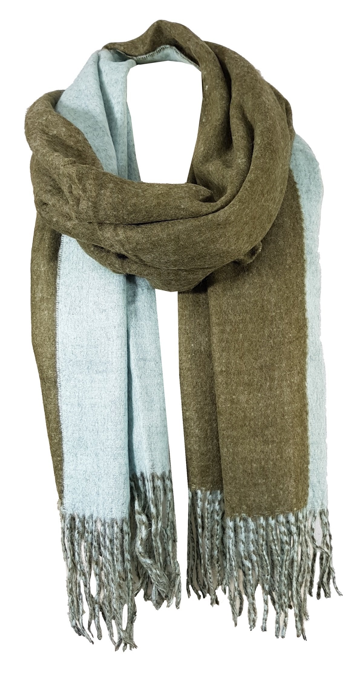 World of Shawls Reversible Winter Scarf Wrap Blanket Shawl Warm Soft Cozy