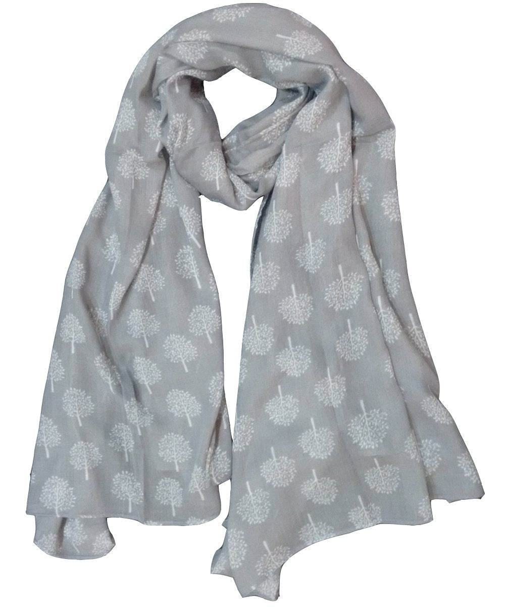 Mulberry Tree Print Scarf Womens Lightweight Fashion Large Wrap