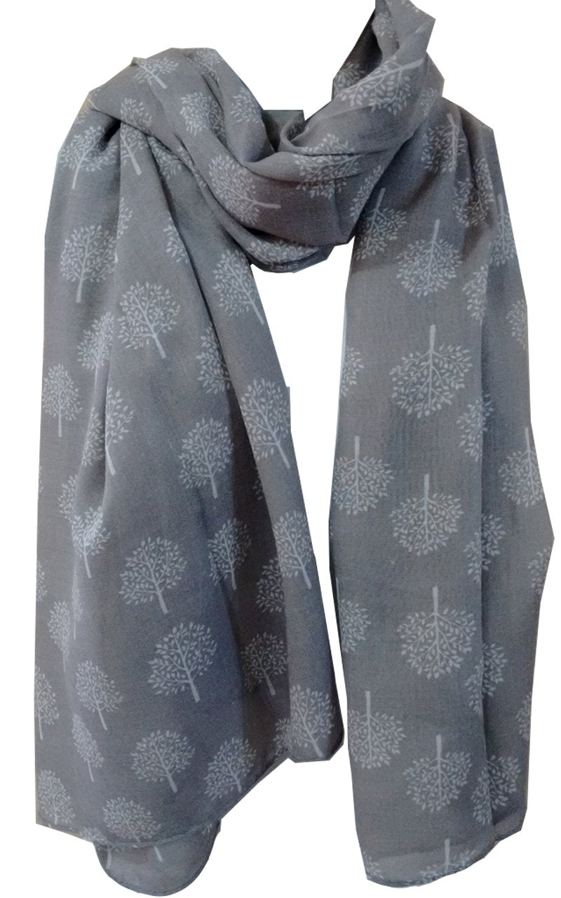 Mulberry Tree Print Scarf Womens Lightweight Fashion Large Wrap