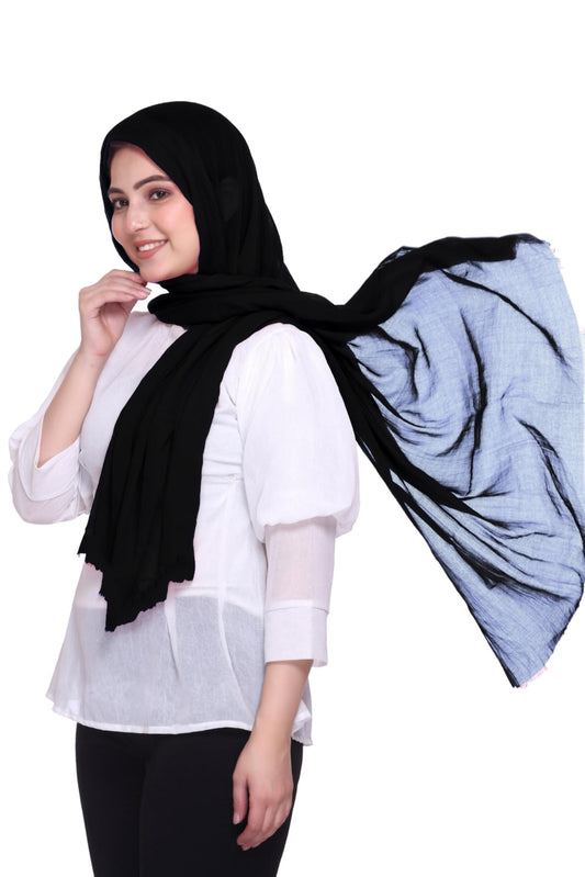 World of Shawls Premium Cotton Hijab Scarf for Women – Lightweight, Breathable & Elegant – Modest Fashion Wrap for Everyday, Party & Occasion Wear