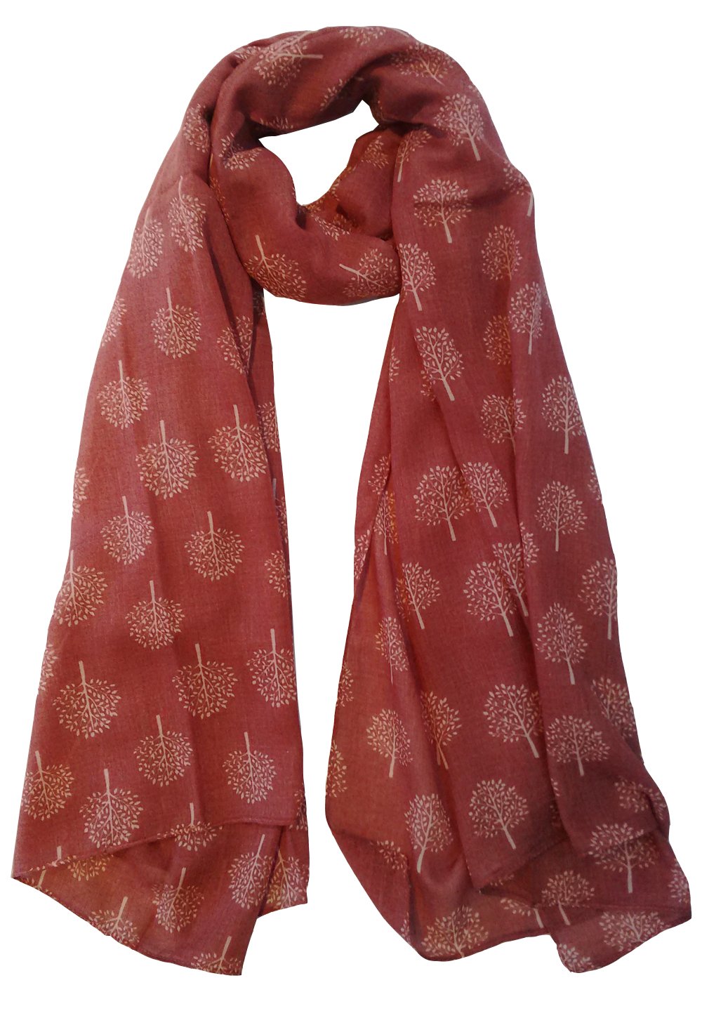 Mulberry Tree Print Scarf Womens Lightweight Fashion Large Wrap