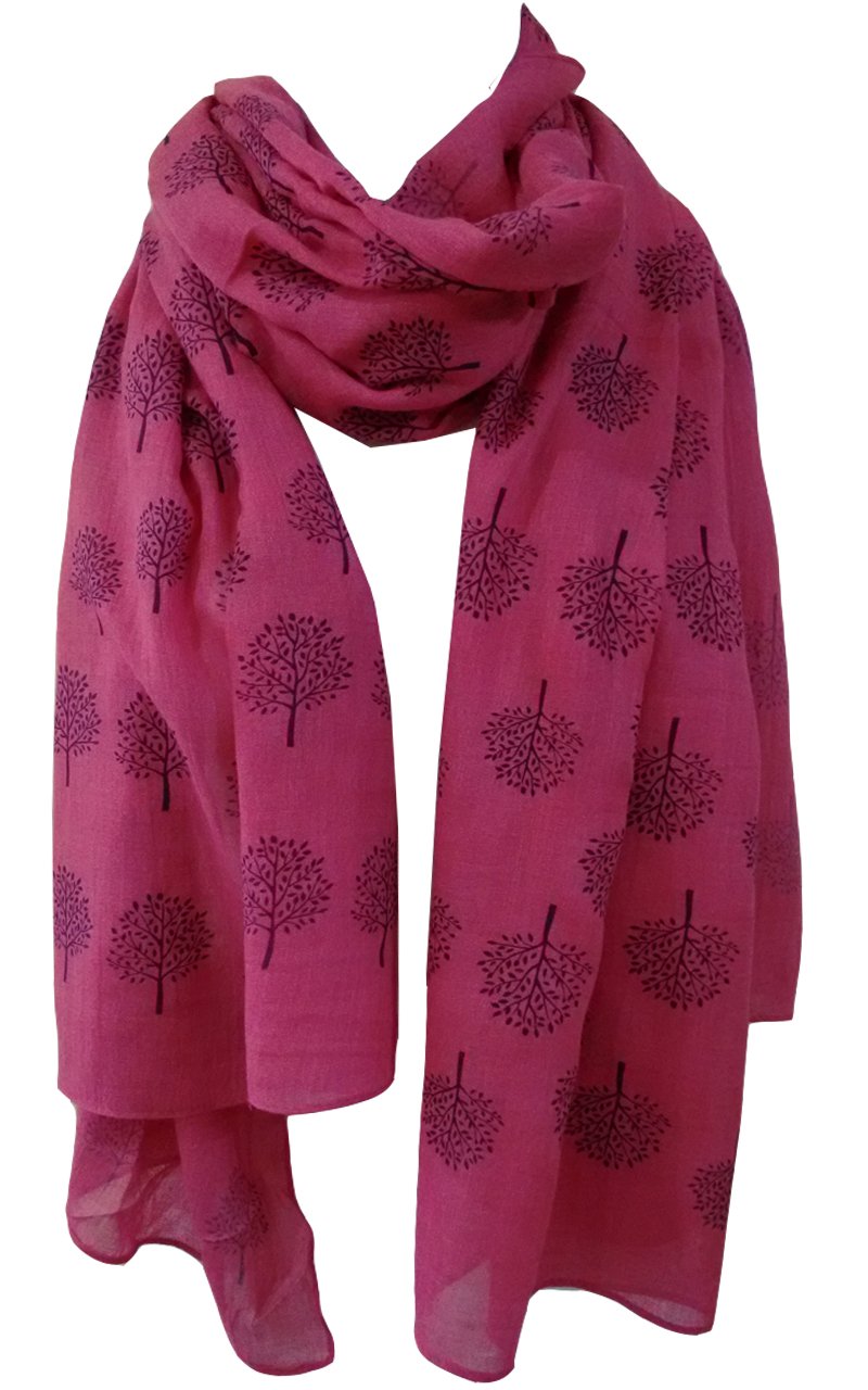 Mulberry Tree Print Scarf Womens Lightweight Fashion Large Wrap