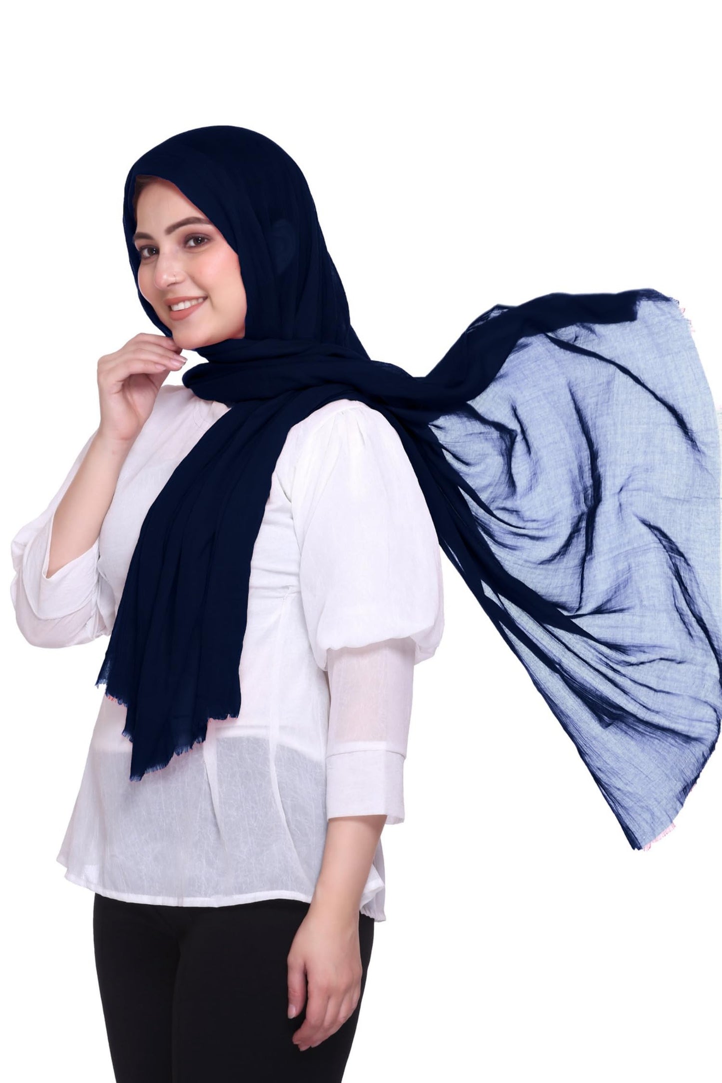World of Shawls Premium Cotton Hijab Scarf for Women – Lightweight, Breathable & Elegant – Modest Fashion Wrap for Everyday, Party & Occasion Wear