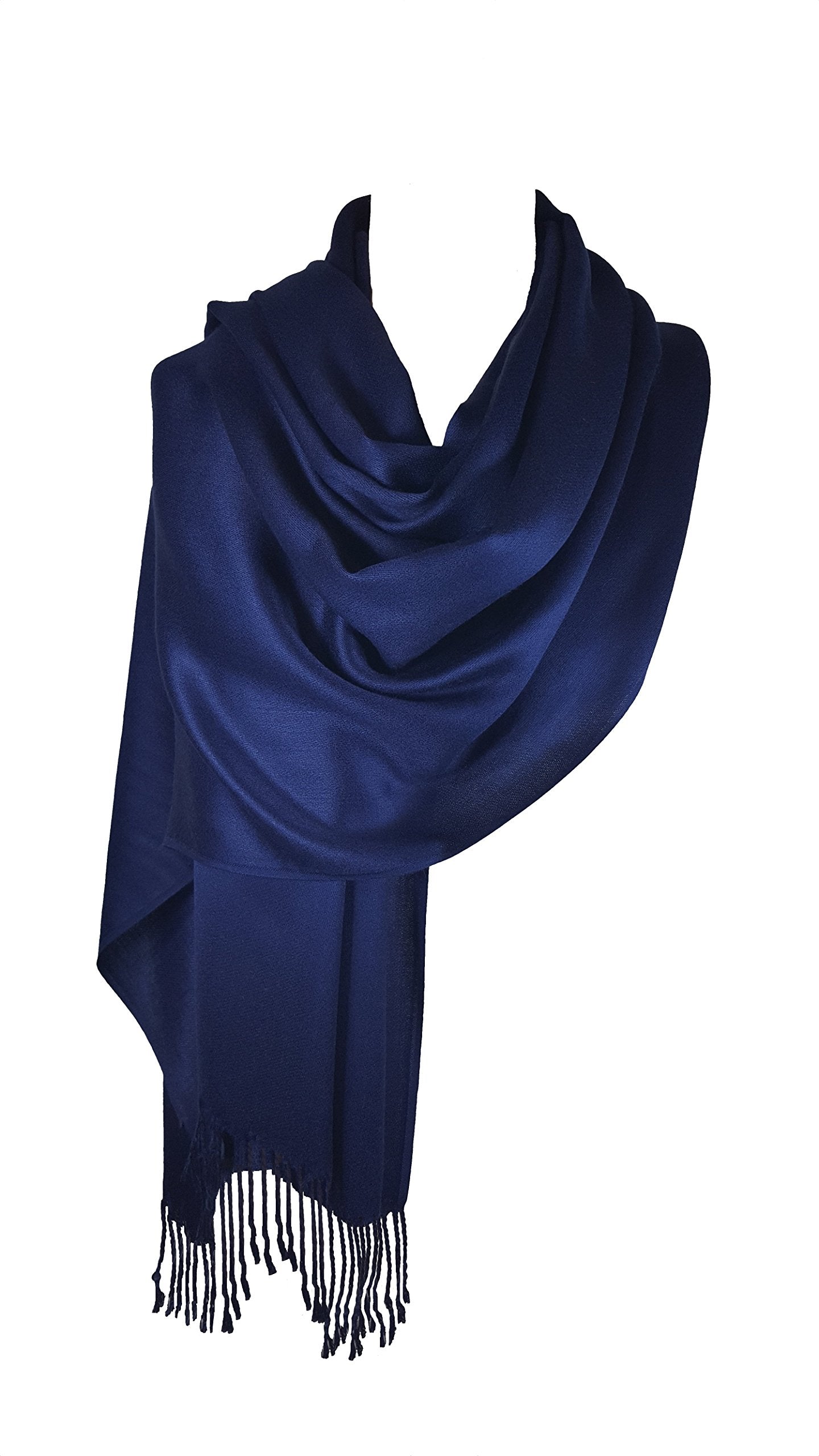 World of Shawls NEW HIGH QUALITY SILKY CASHMERE FEEL PASHMINA SHAWL/SCARF/WRAP