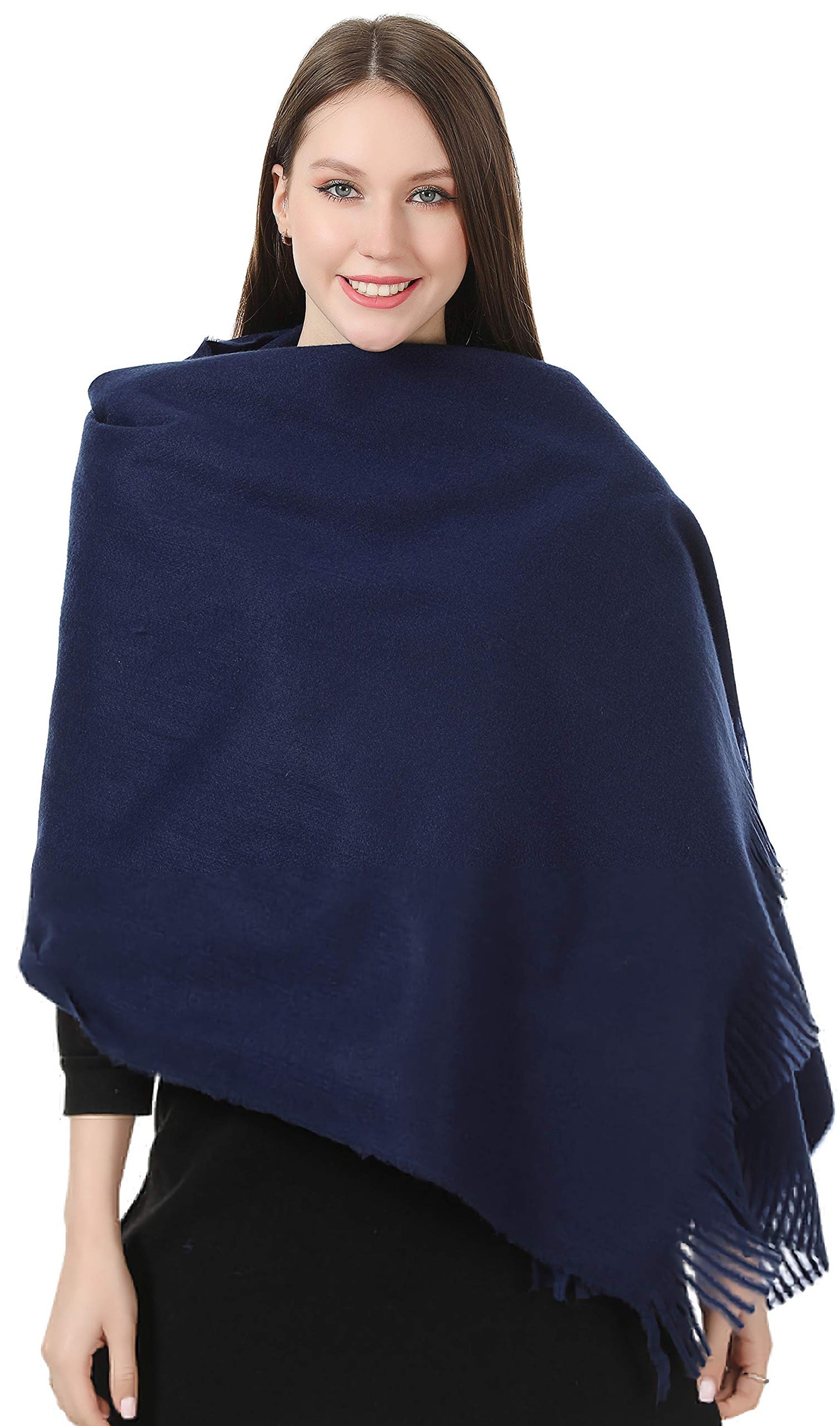 World of Shawls NEW HIGH QUALITY SILKY CASHMERE FEEL PASHMINA SHAWL/SCARF/WRAP