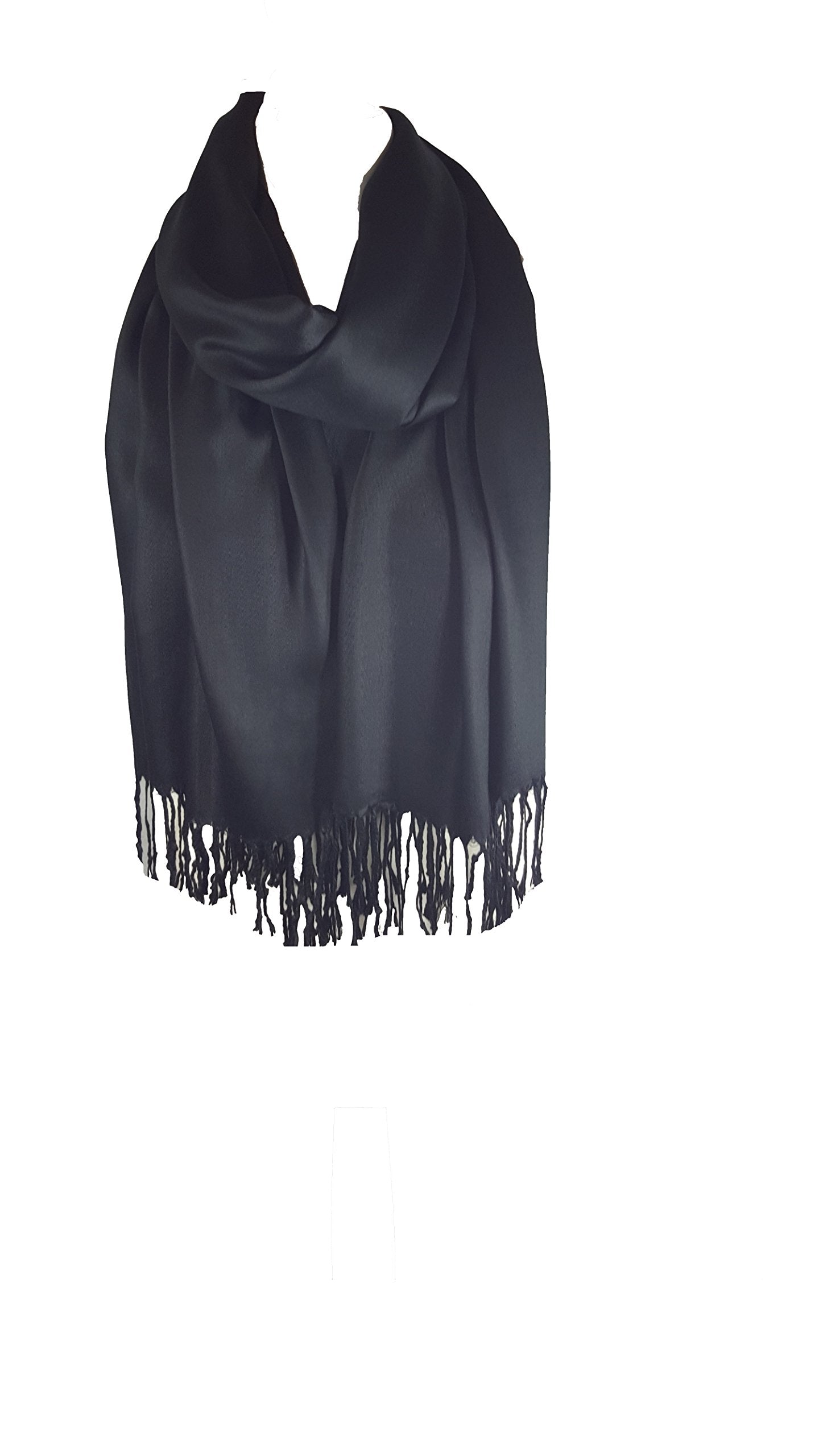 World of Shawls NEW HIGH QUALITY SILKY CASHMERE FEEL PASHMINA SHAWL/SCARF/WRAP