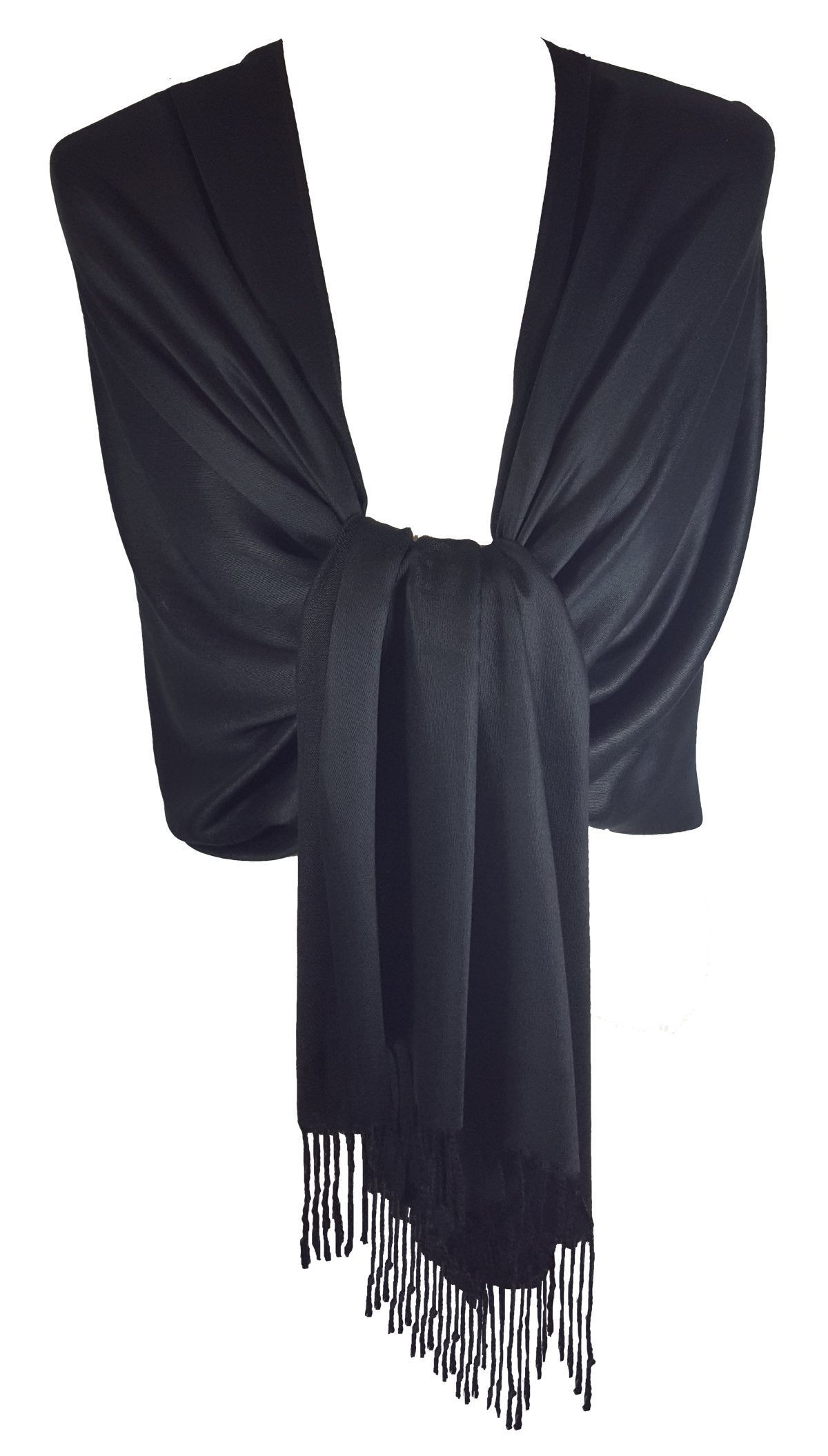 World of Shawls NEW HIGH QUALITY SILKY CASHMERE FEEL PASHMINA SHAWL/SCARF/WRAP