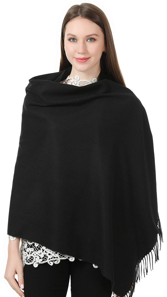 World of Shawls Cashmere Feel Winter Blanket Ladies Scarf Pashmina Shawls and Wraps for Wedding Scarves for Women Winter