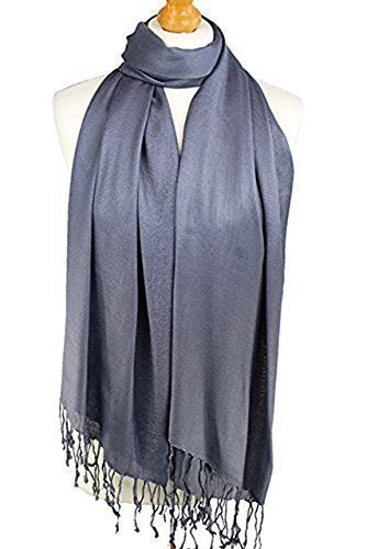 World of Shawls Plain Pashmina Scarf Hijab Shawl Stole Wrap 100% Viscose Factory Seconds