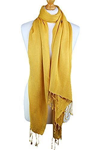 World of Shawls Plain Pashmina Scarf Hijab Shawl Stole Wrap 100% Viscose Factory Seconds