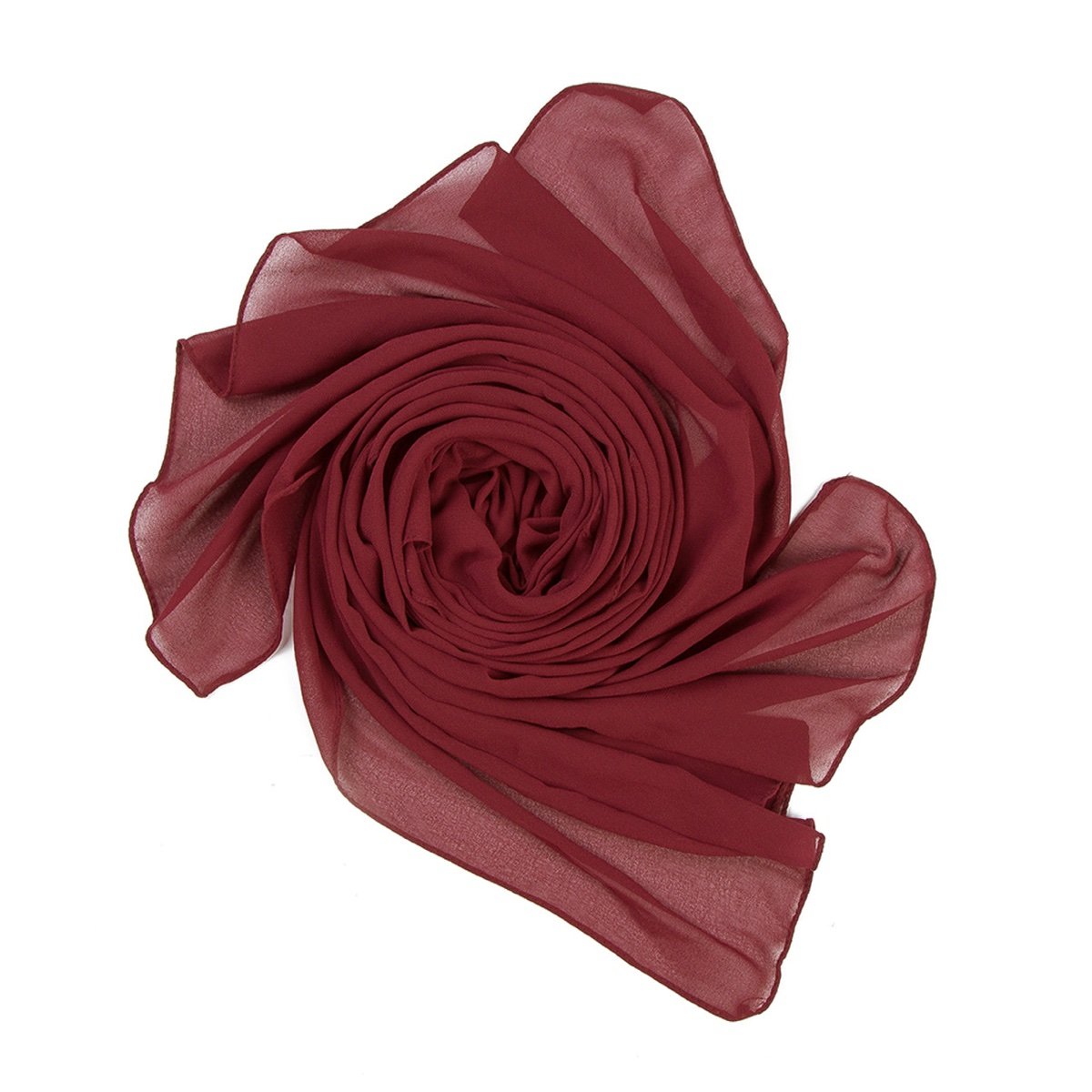 World of Shawls Elegant Chiffon Scarf Wrap Wedding Bridal Party Occasion Prom - 28 Colours