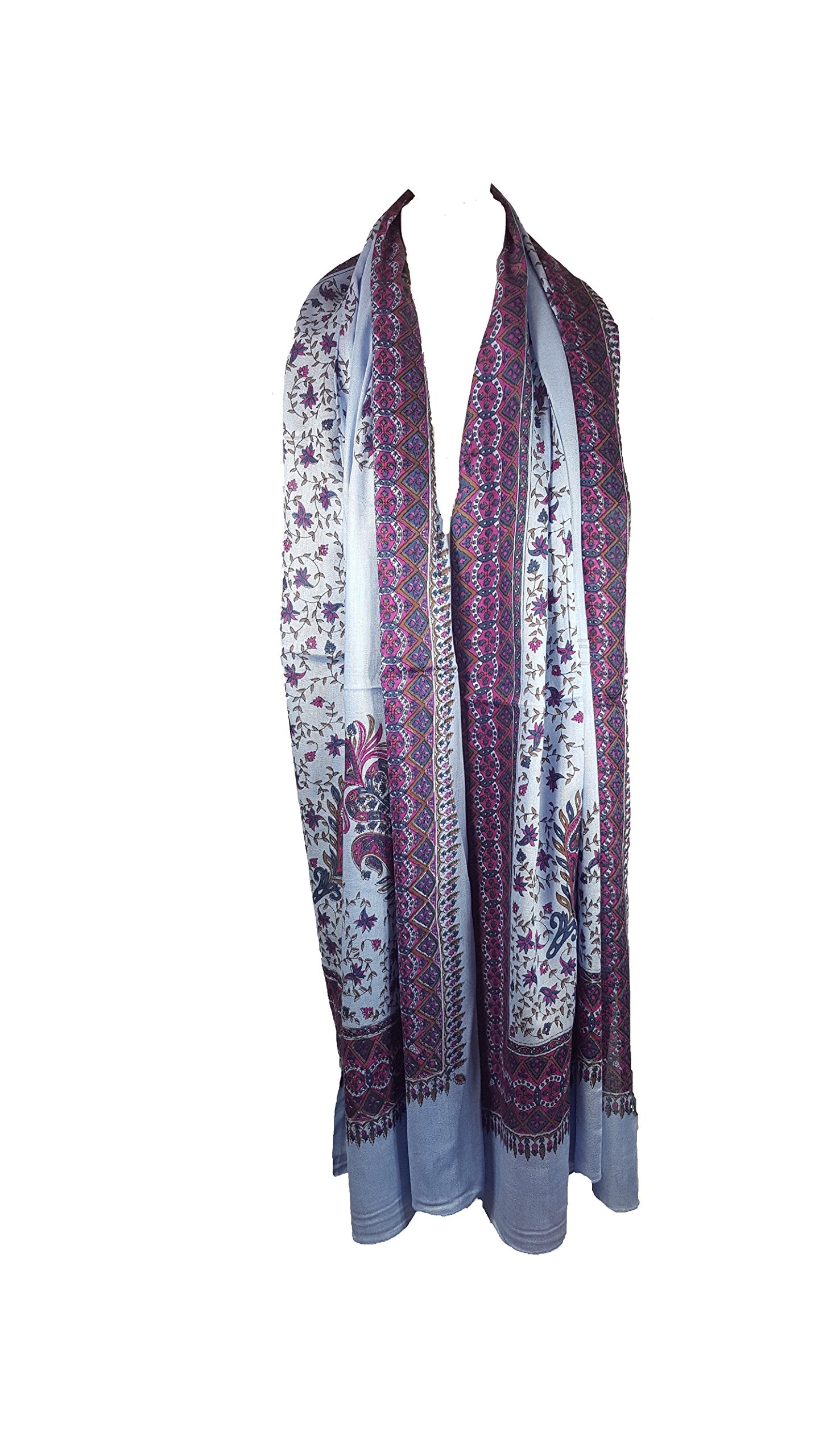 World of Shawls Eye-Catching Ladies Large Scarf Wrap Shawl Floral Paisley Print Design Pashmina. Extremely Soft and Warm. 12 Colours.
