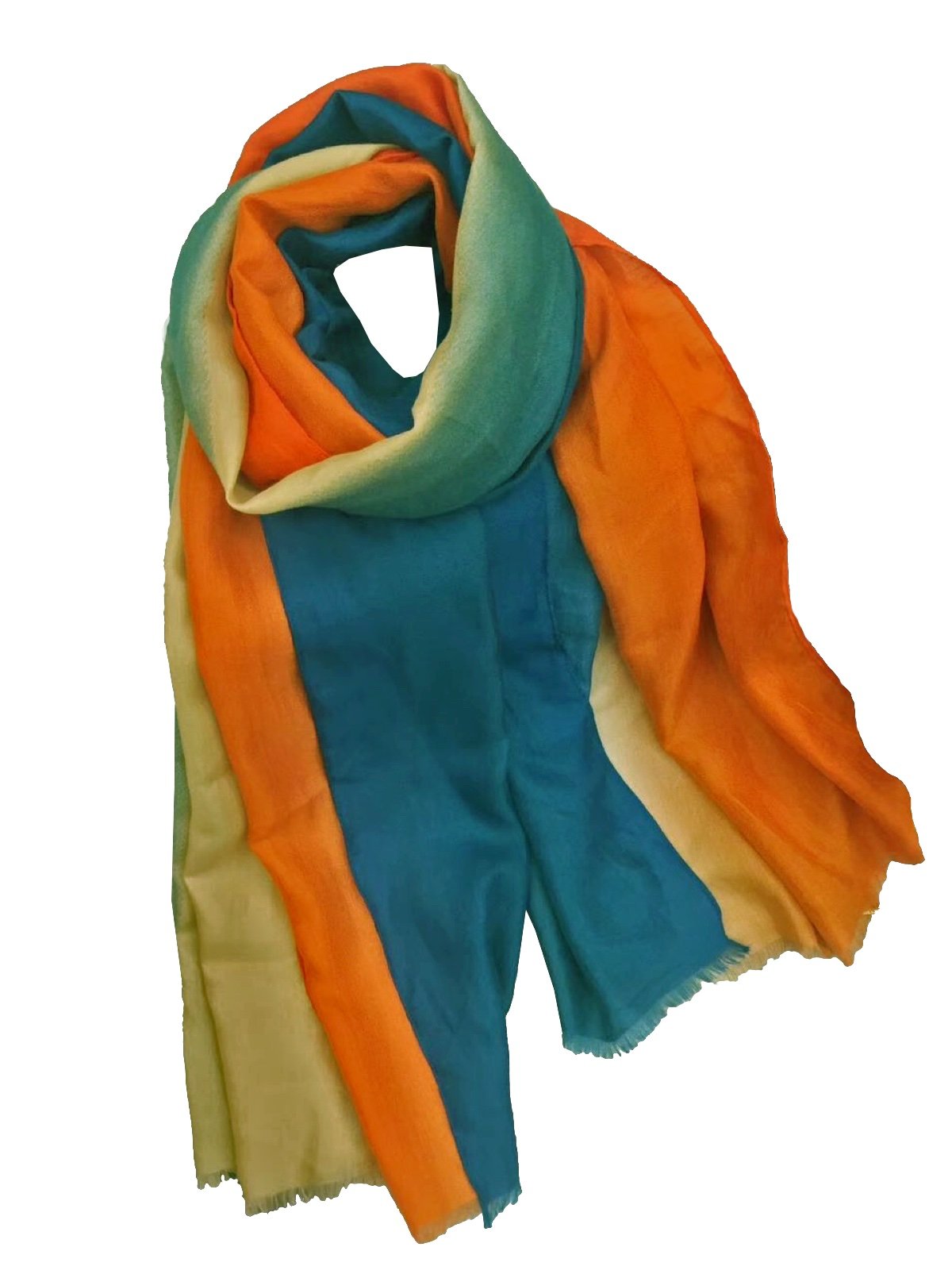 World of Shawls Winter Collection Ombre Silky Scarf/Shawl/Wraps Occasion Wedding Party Casual