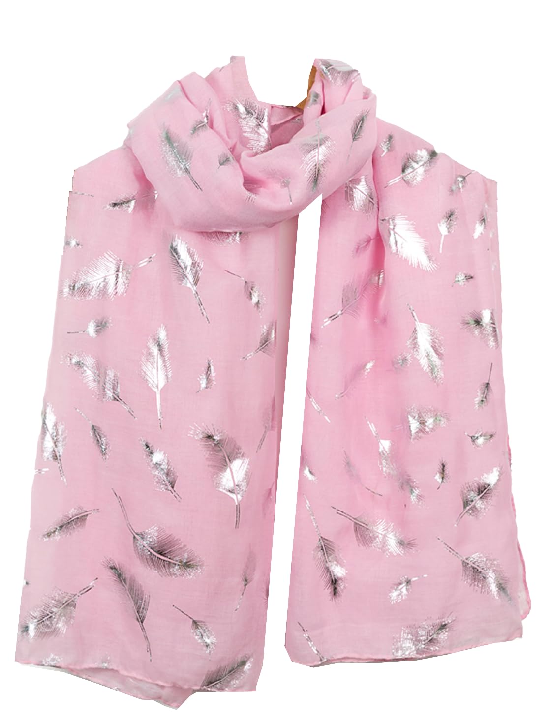 World of Shawls New Ladies Womens Glitter Foil Sparkle Print Scarf Scarves
