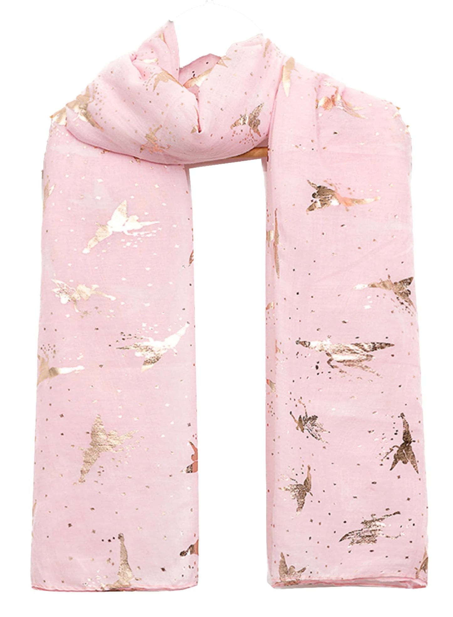 World of Shawls New Ladies Womens Glitter Foil Sparkle Print Scarf Scarves