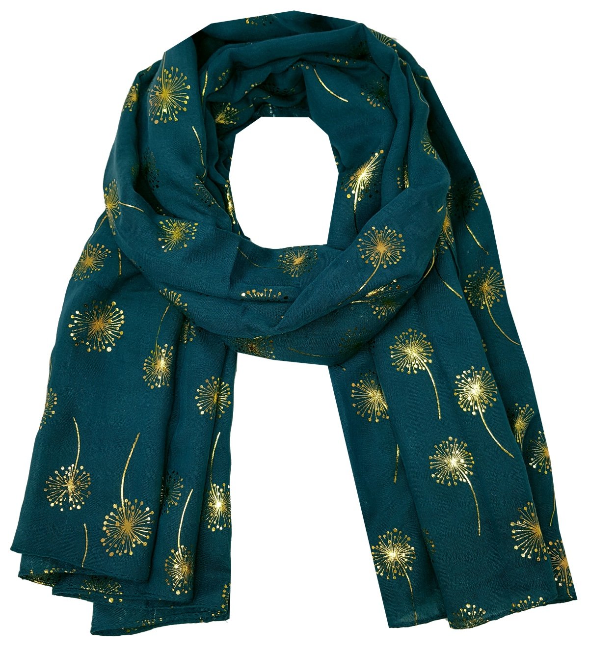 World of Shawls New Ladies Womens Glitter Foil Sparkle Print Scarf Scarves
