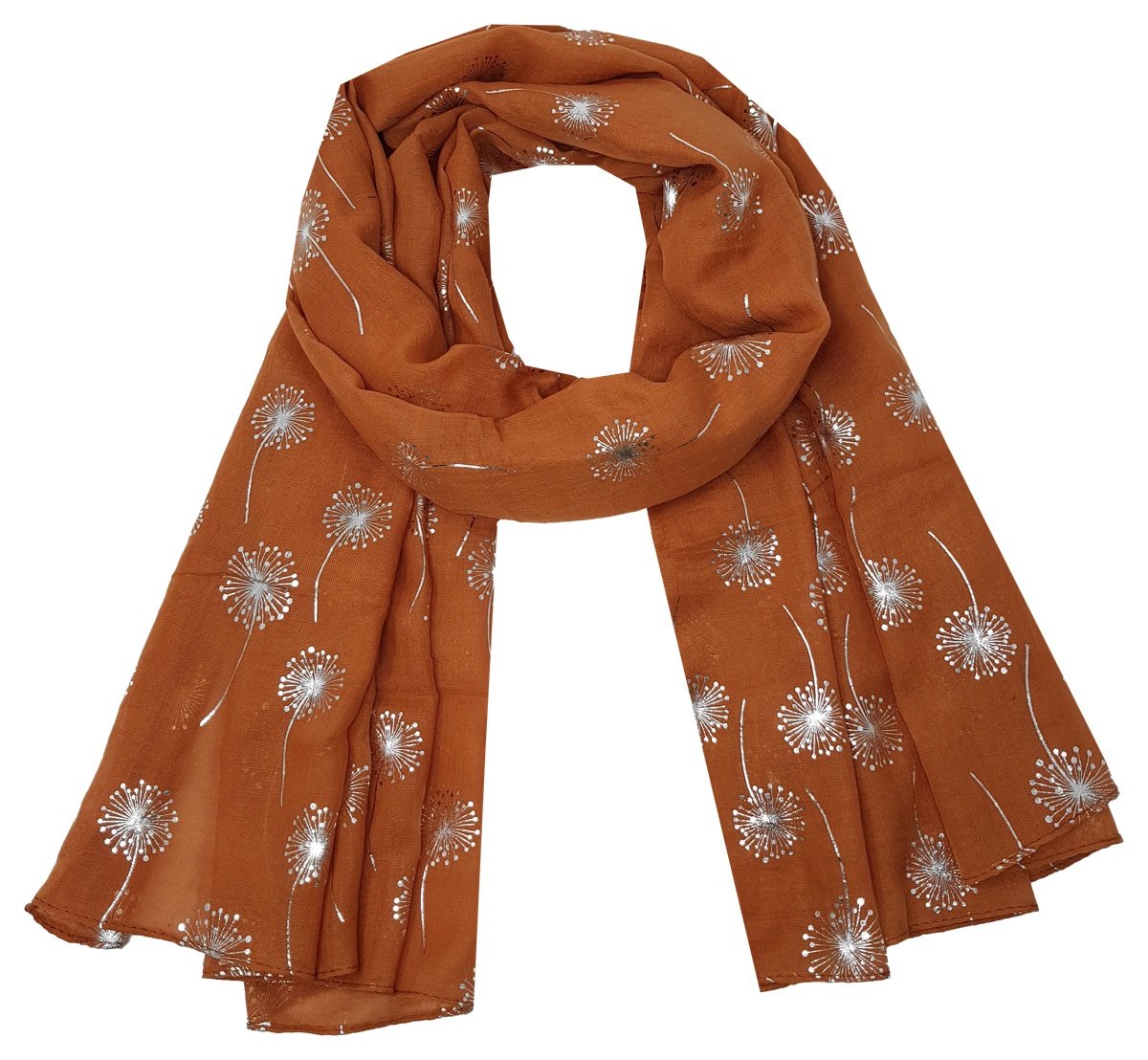 World of Shawls New Ladies Womens Glitter Foil Sparkle Print Scarf Scarves