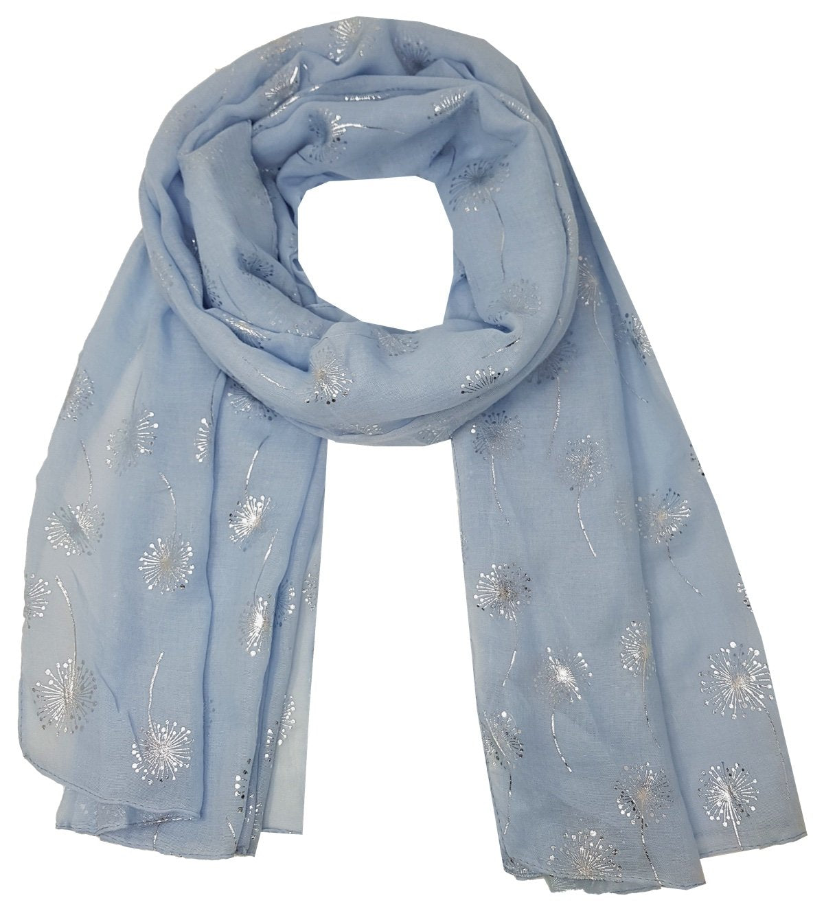 World of Shawls New Ladies Womens Glitter Foil Sparkle Print Scarf Scarves