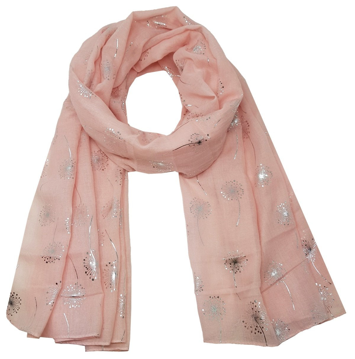 World of Shawls New Ladies Womens Glitter Foil Sparkle Print Scarf Scarves