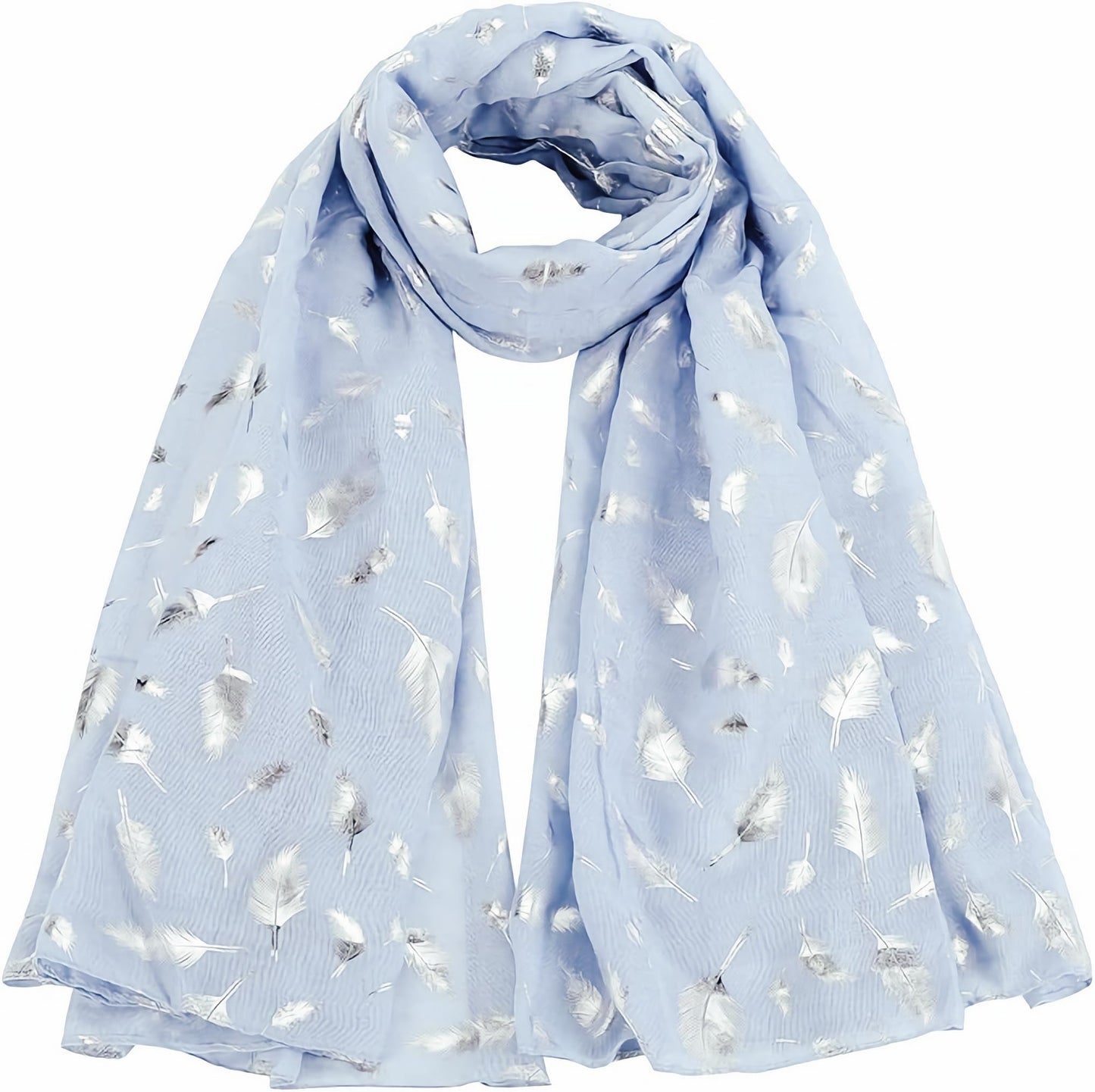 World of Shawls New Ladies Womens Glitter Foil Sparkle Print Scarf Scarves