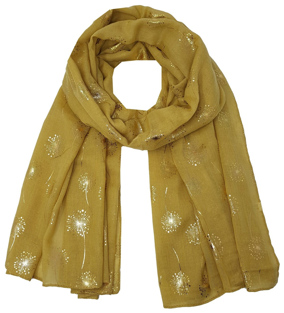 World of Shawls New Ladies Womens Glitter Foil Sparkle Print Scarf Scarves