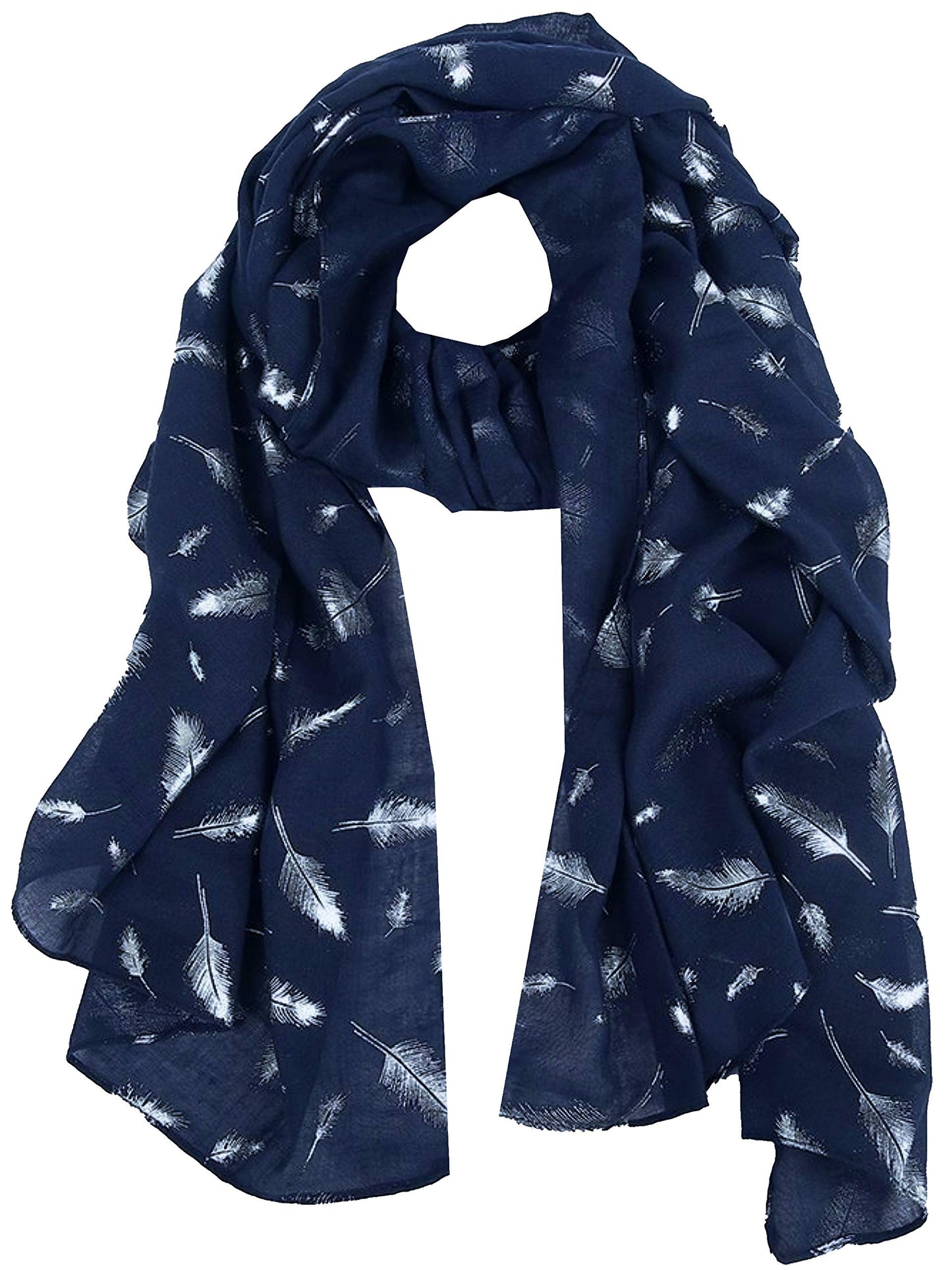 World of Shawls New Ladies Womens Glitter Foil Sparkle Print Scarf Scarves