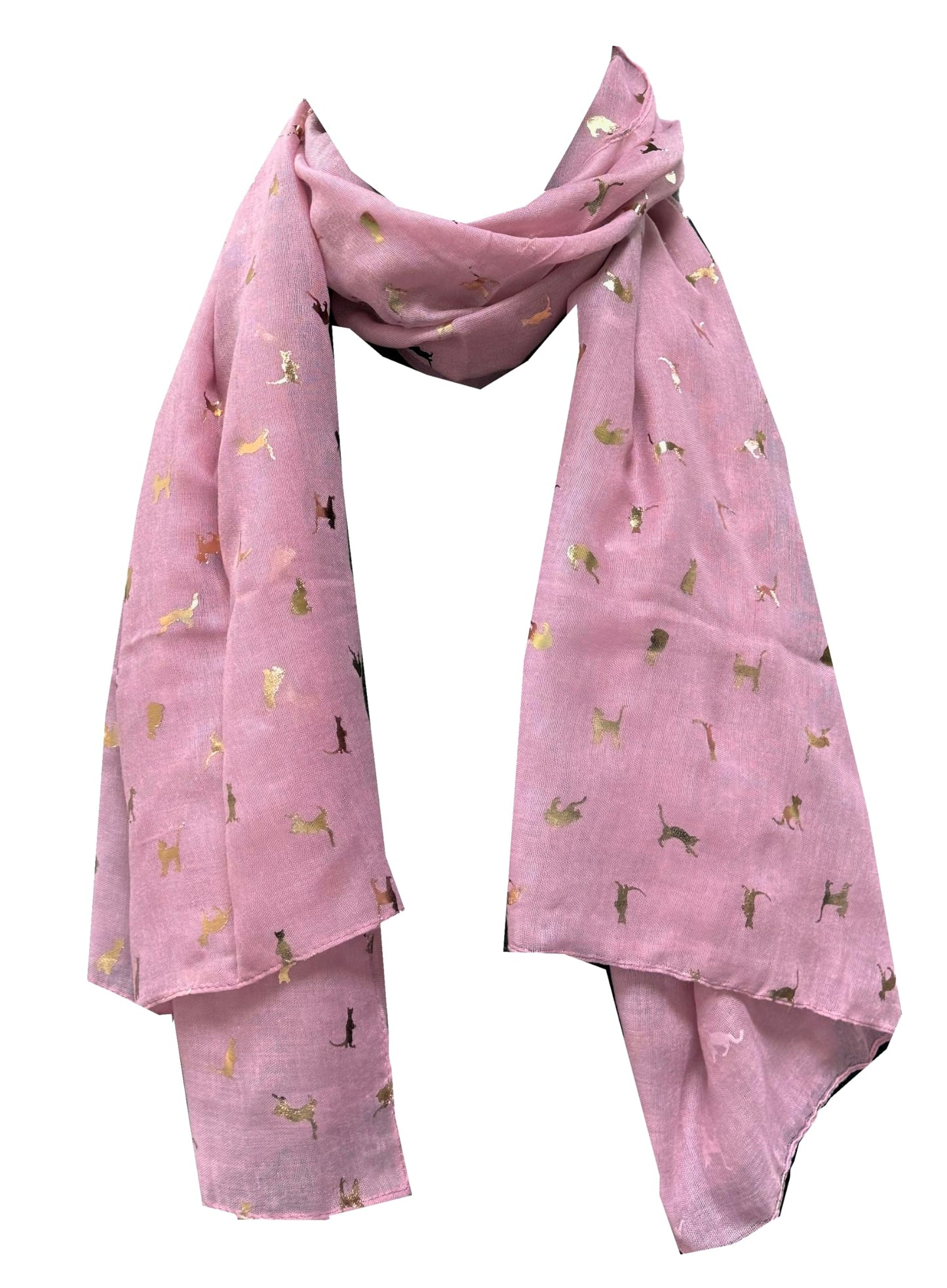 World of Shawls New Ladies Womens Glitter Foil Sparkle Print Scarf Scarves