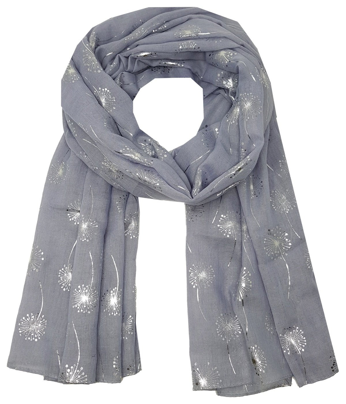 World of Shawls New Ladies Womens Glitter Foil Sparkle Print Scarf Scarves
