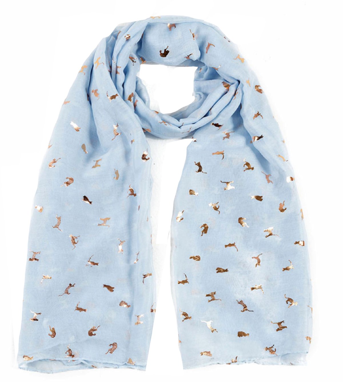 World of Shawls New Ladies Womens Glitter Foil Sparkle Print Scarf Scarves