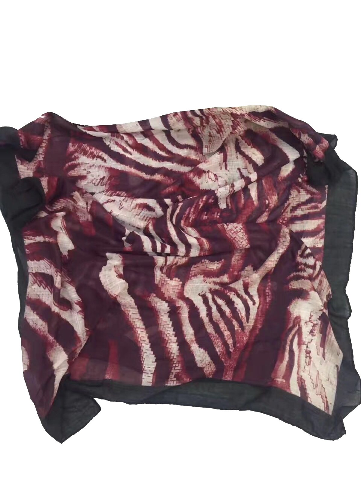 World of Shawls Tiger Print Scarf Wrap Sarong Shawl Scarves for Women Ladies - Navy Black Brown Grey Maroon Mustard Dusky Pink