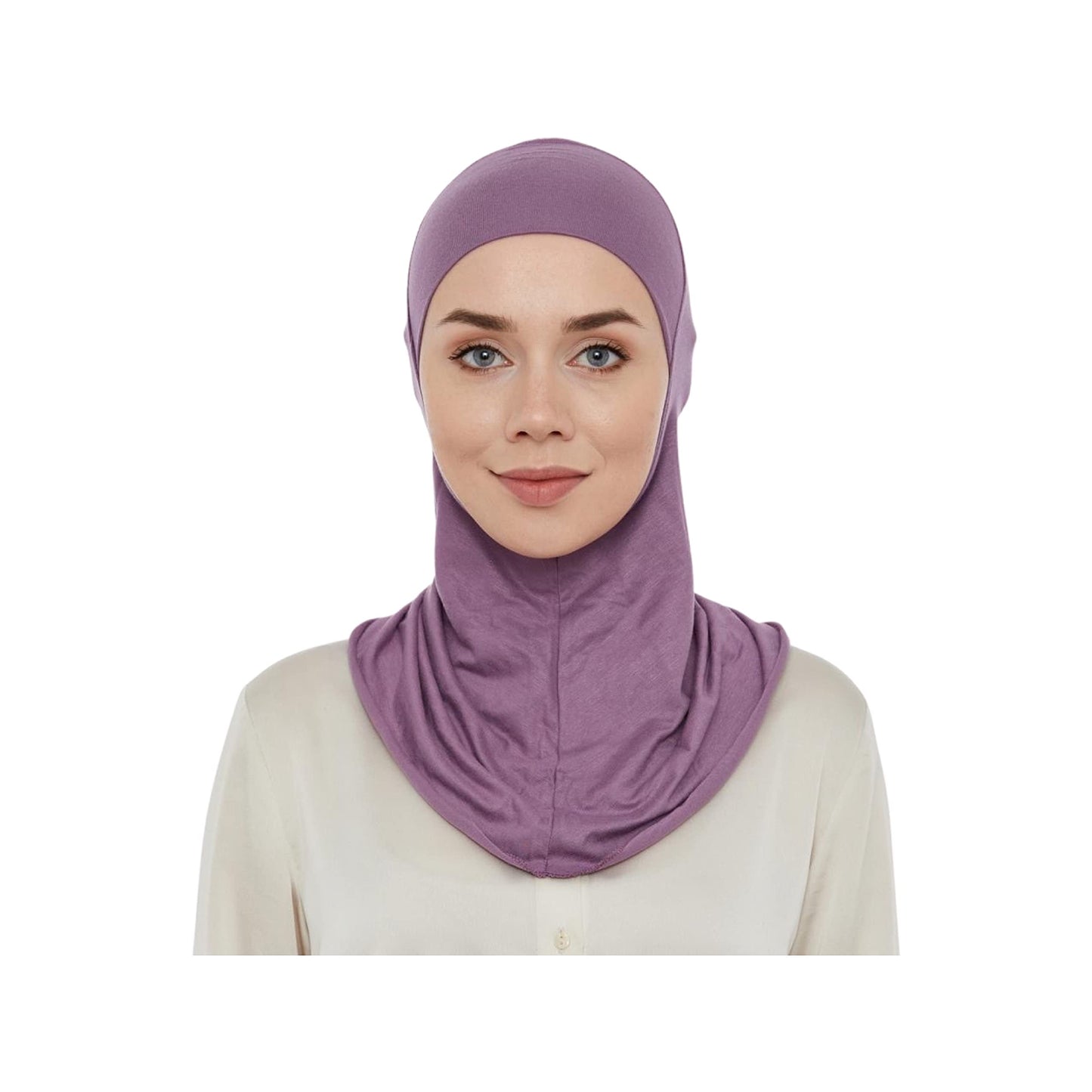 World of Shawls Premium Stretchy Women Girls Ninja Hijab Under Scarf Cap Turban Bone Bonnet Islamic Neck Cover Muslim