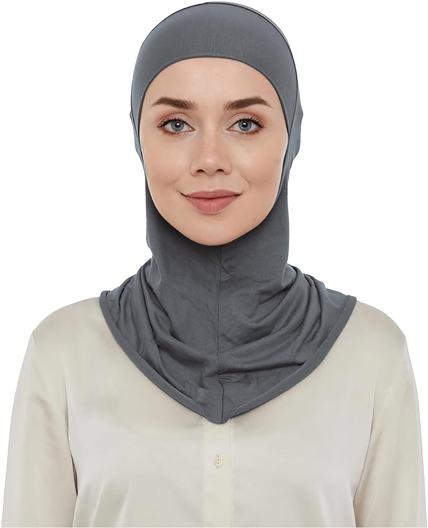 World of Shawls Premium Stretchy Women Girls Ninja Hijab Under Scarf Cap Turban Bone Bonnet Islamic Neck Cover Muslim