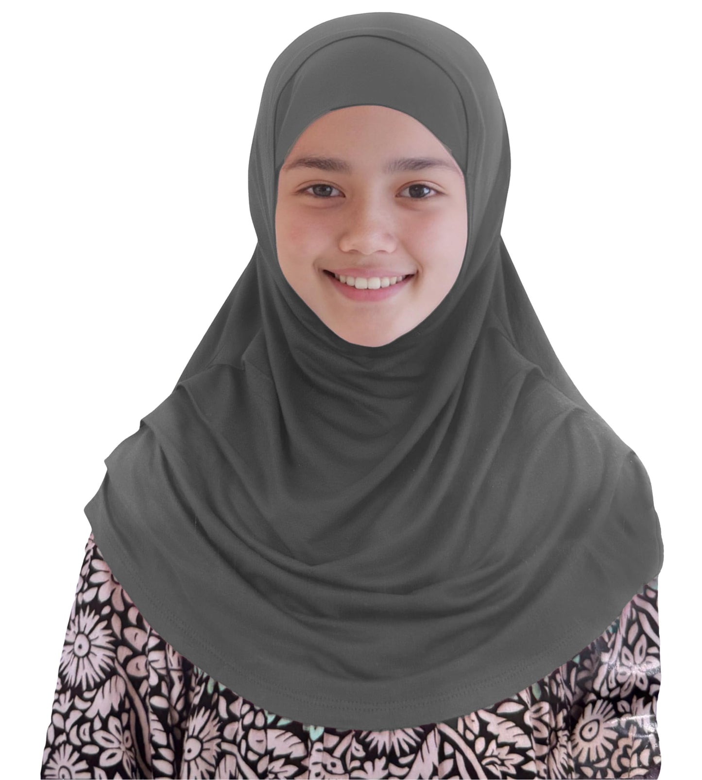 World of Shawls Children Girls Pleated Design Ready Hijab Scarf