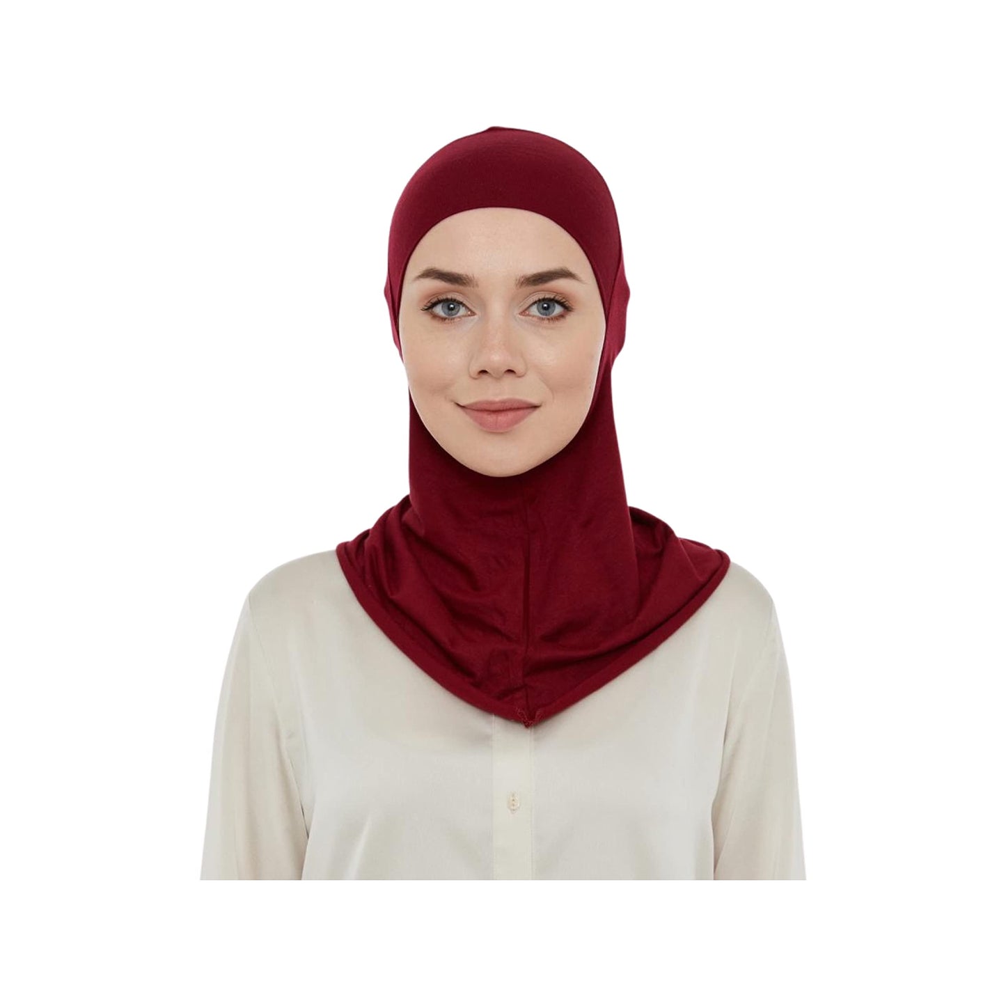 World of Shawls Premium Stretchy Women Girls Ninja Hijab Under Scarf Cap Turban Bone Bonnet Islamic Neck Cover Muslim