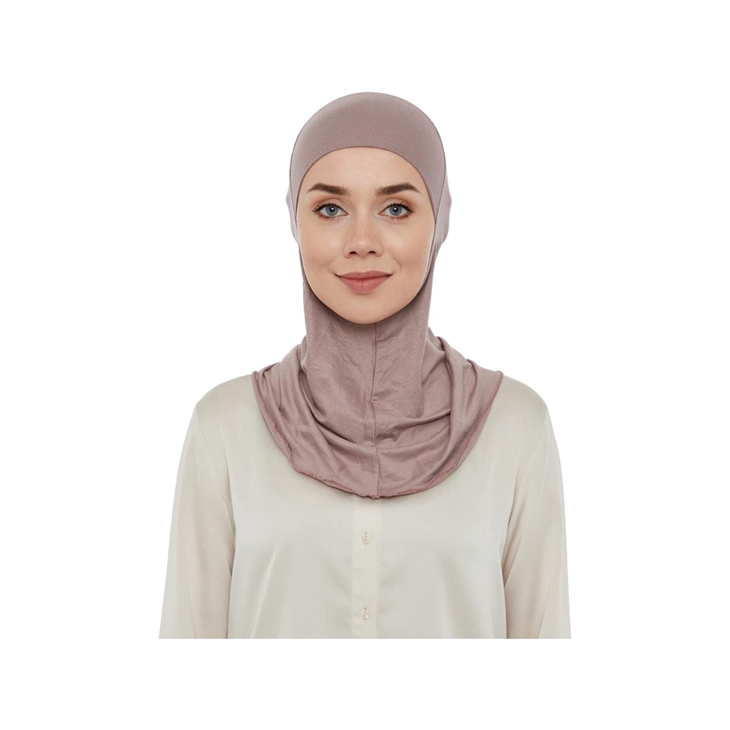 World of Shawls Premium Stretchy Women Girls Ninja Hijab Under Scarf Cap Turban Bone Bonnet Islamic Neck Cover Muslim