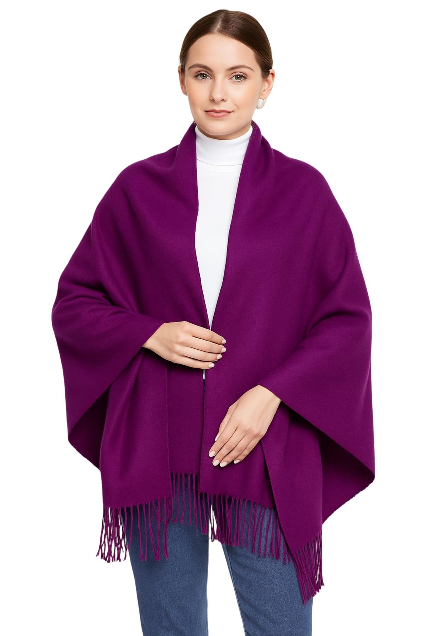 Women’s Cashmere Feel Scarf – Soft Pashmina Shawl & Wrap, Large, Lightweight & Warm, Elegant Winter Scarf for Travel, Weddings & Gifting