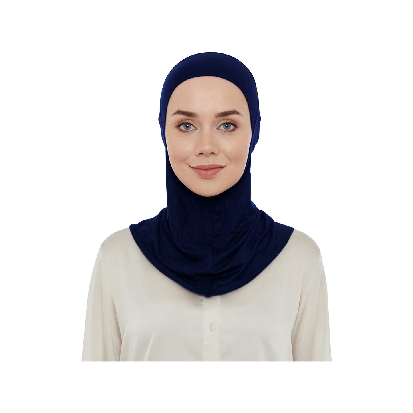 World of Shawls Premium Stretchy Women Girls Ninja Hijab Under Scarf Cap Turban Bone Bonnet Islamic Neck Cover Muslim