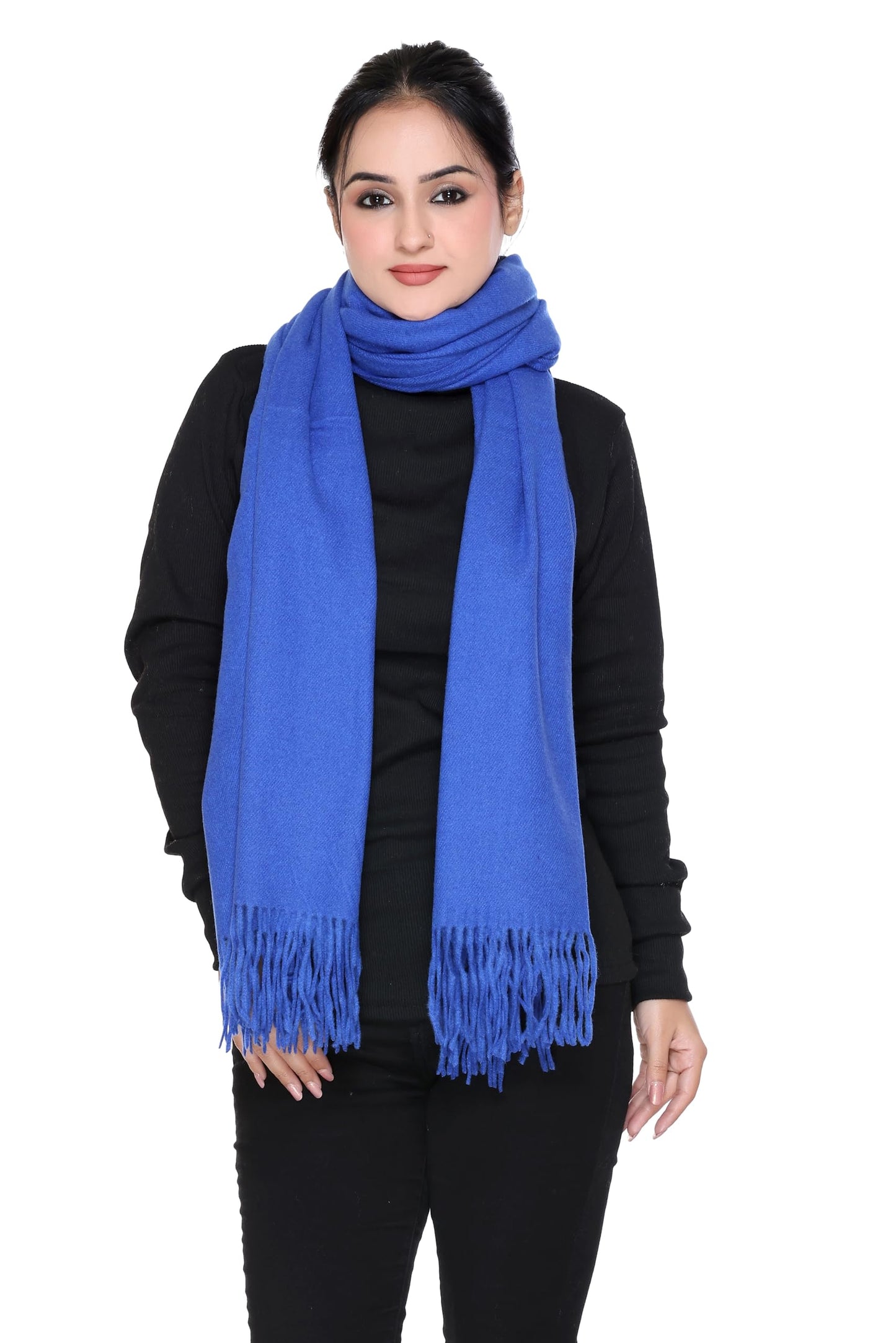 Women’s Cashmere Feel Scarf – Soft Pashmina Shawl & Wrap, Large, Lightweight & Warm, Elegant Winter Scarf for Travel, Weddings & Gifting