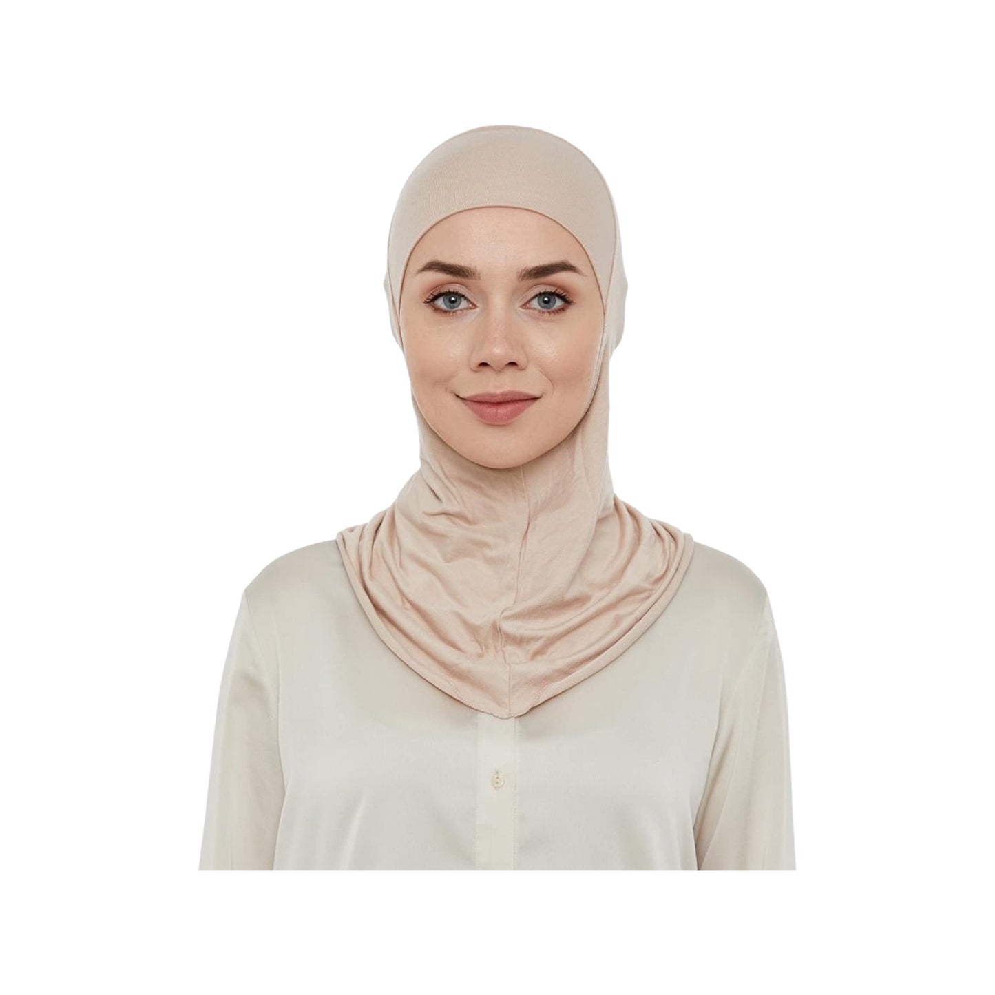 World of Shawls Premium Stretchy Women Girls Ninja Hijab Under Scarf Cap Turban Bone Bonnet Islamic Neck Cover Muslim