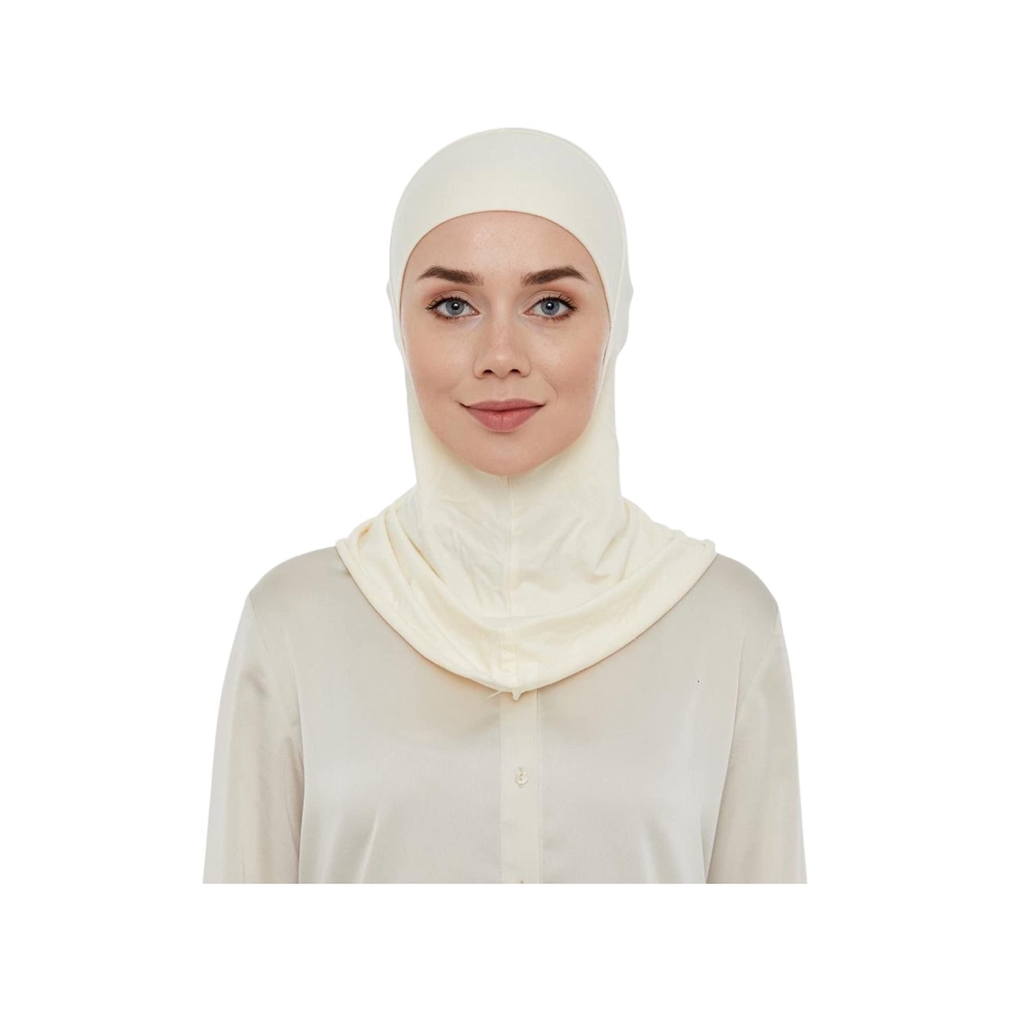 World of Shawls Premium Stretchy Women Girls Ninja Hijab Under Scarf Cap Turban Bone Bonnet Islamic Neck Cover Muslim