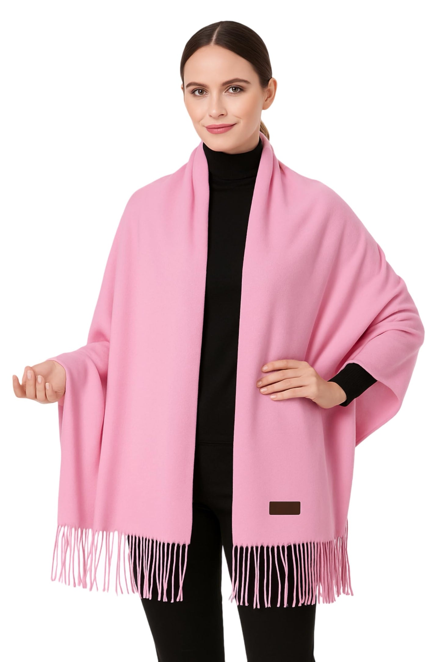 Women’s Cashmere Feel Scarf – Soft Pashmina Shawl & Wrap, Large, Lightweight & Warm, Elegant Winter Scarf for Travel, Weddings & Gifting