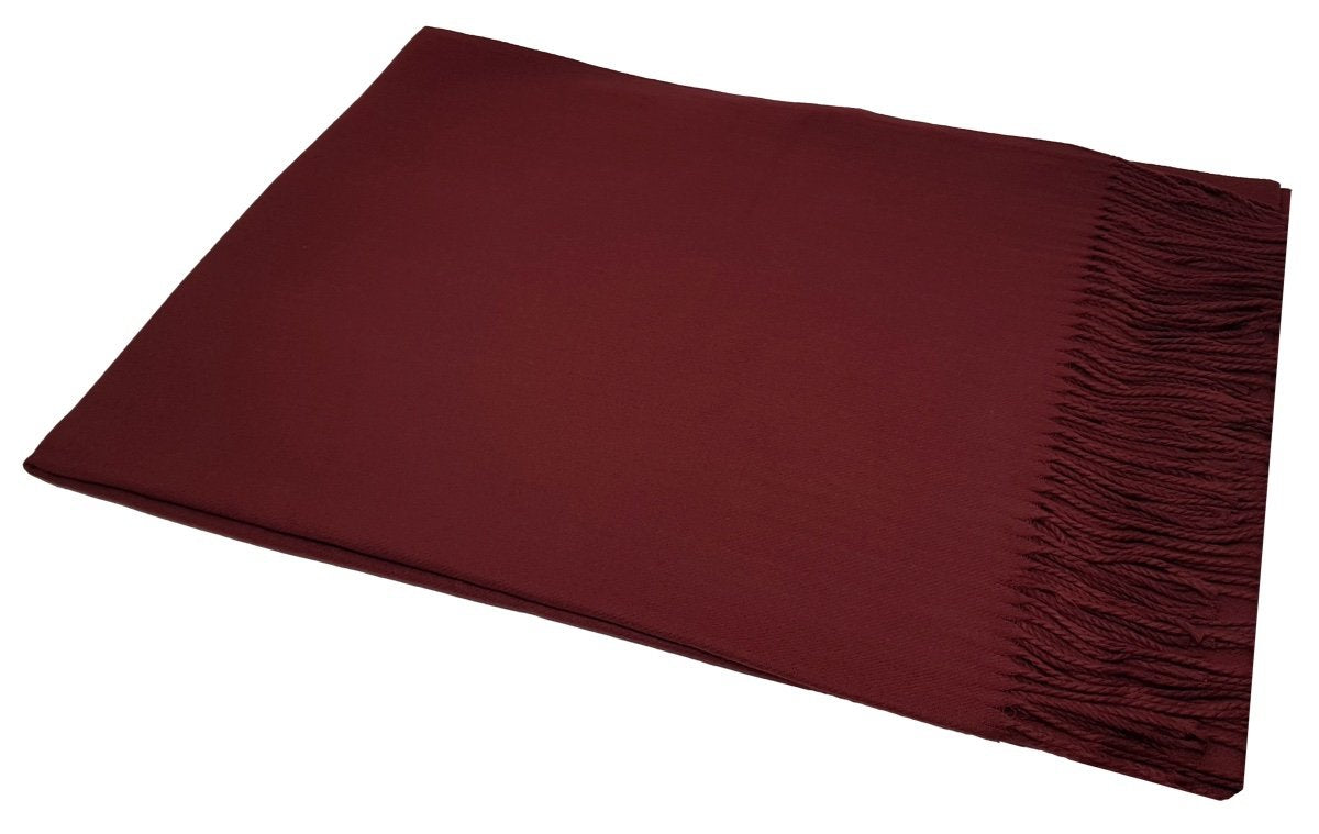 World of Shawls Winter Cashmere Feel Scarf Wrap Blanket Shawl Warm Soft Cozy