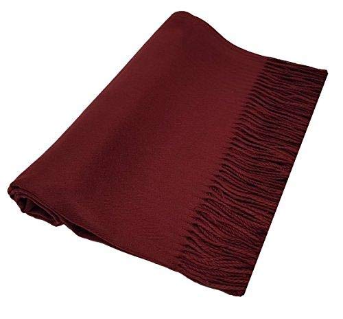World of Shawls Winter Cashmere Feel Scarf Wrap Blanket Shawl Warm Soft Cozy