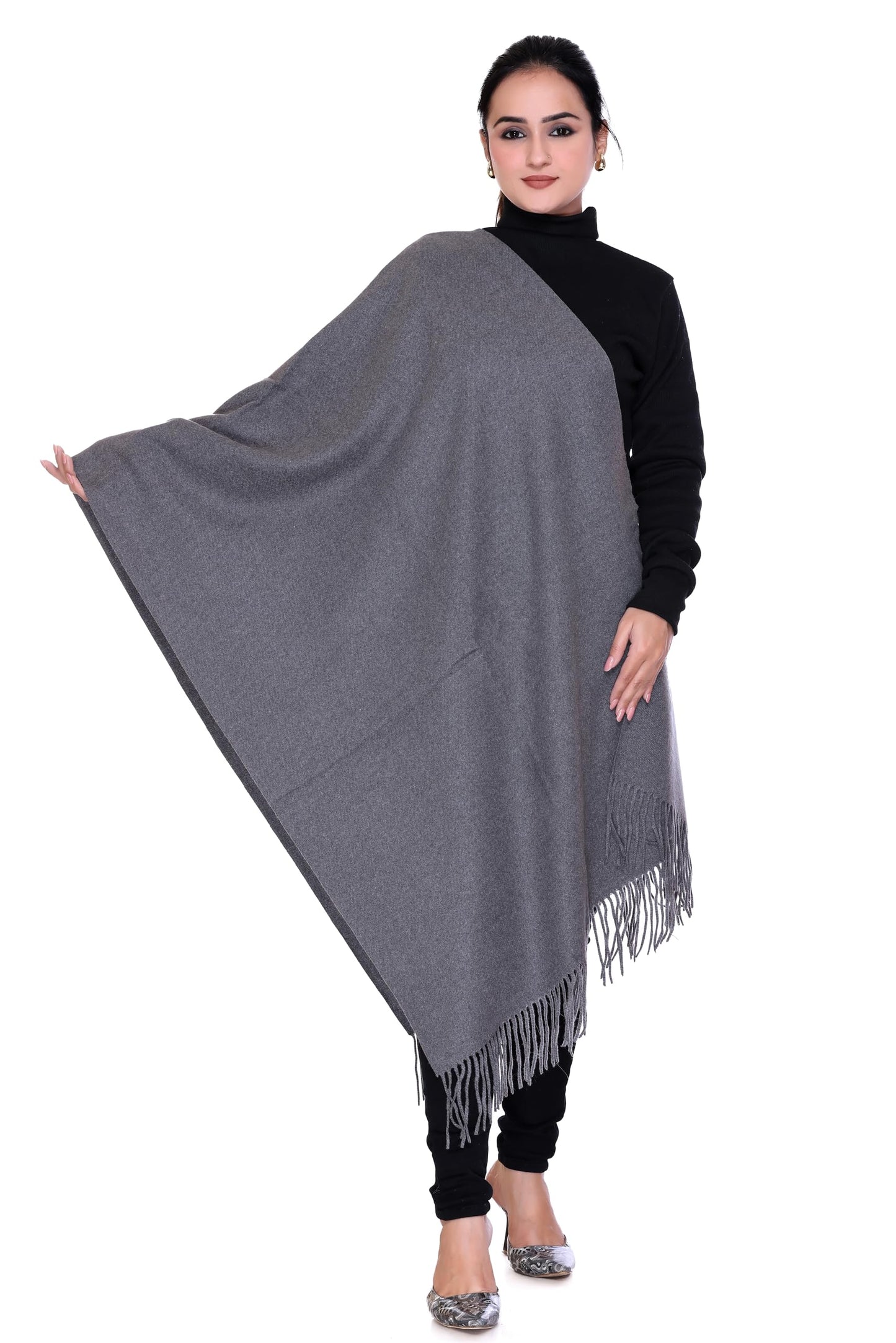 Women’s Cashmere Feel Scarf – Soft Pashmina Shawl & Wrap, Large, Lightweight & Warm, Elegant Winter Scarf for Travel, Weddings & Gifting