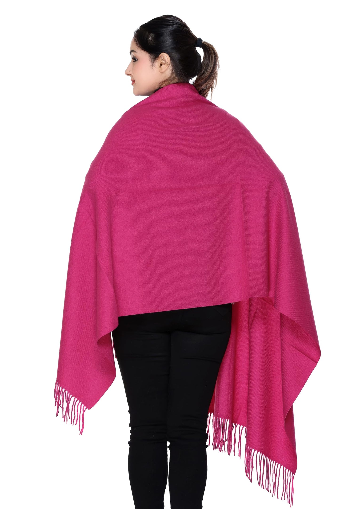 Women’s Cashmere Feel Scarf – Soft Pashmina Shawl & Wrap, Large, Lightweight & Warm, Elegant Winter Scarf for Travel, Weddings & Gifting