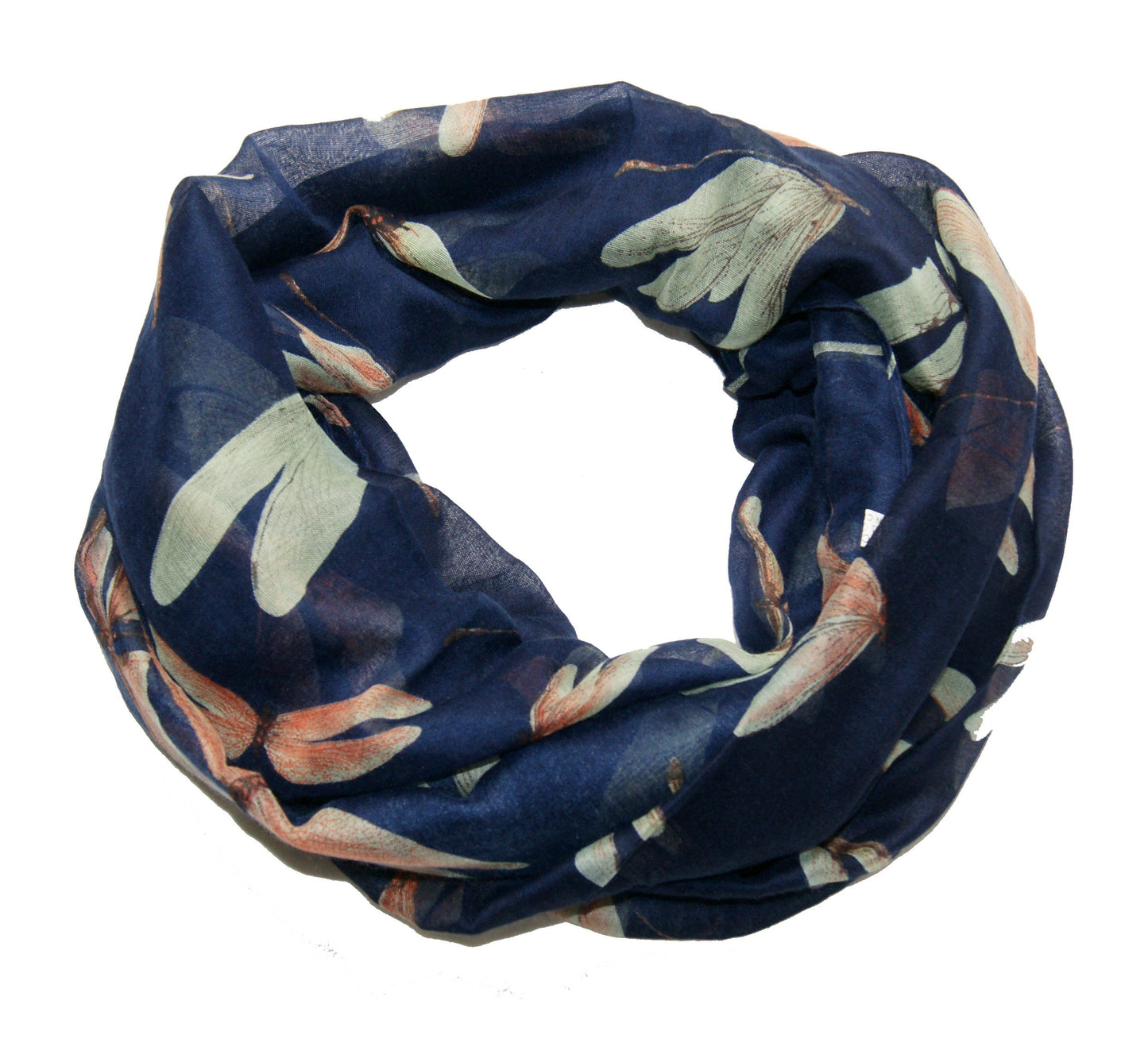 New Ladies Lucky DRAGONFLY Scarf scaves Hijab Wrap ~ 6 Gorgeous Colours (BLUE)