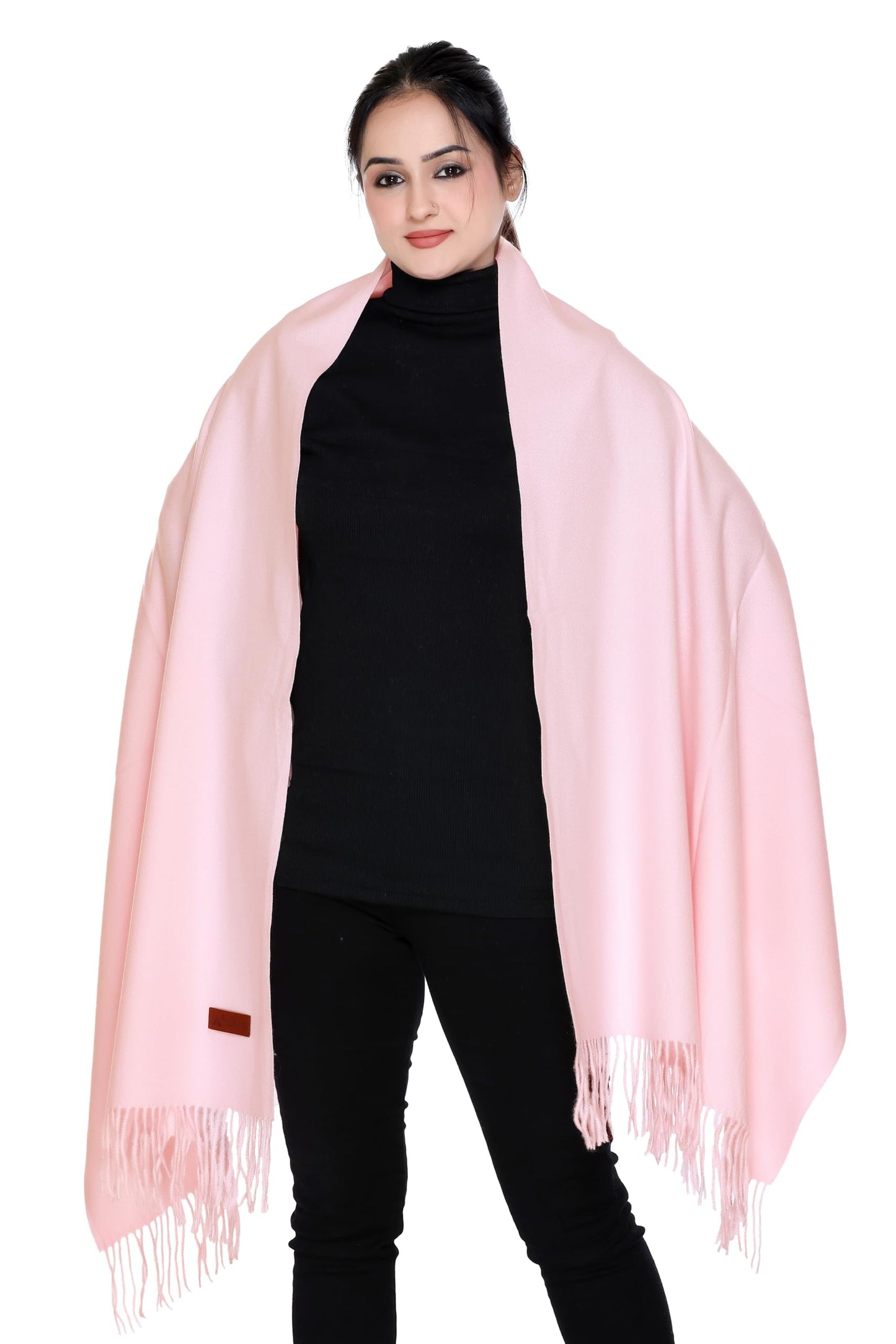 Women’s Cashmere Feel Scarf – Soft Pashmina Shawl & Wrap, Large, Lightweight & Warm, Elegant Winter Scarf for Travel, Weddings & Gifting