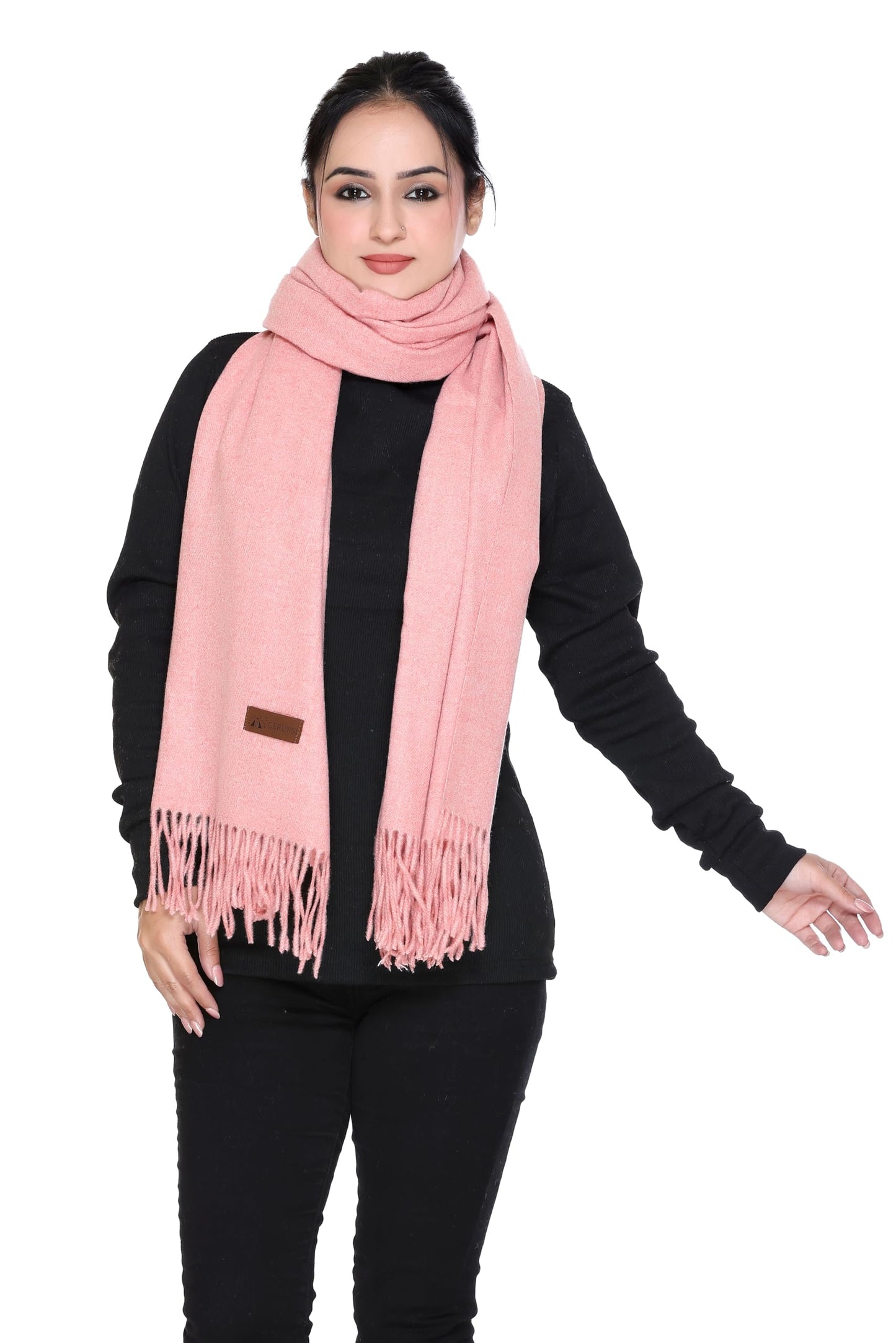 Women’s Cashmere Feel Scarf – Soft Pashmina Shawl & Wrap, Large, Lightweight & Warm, Elegant Winter Scarf for Travel, Weddings & Gifting